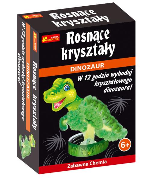 Rosnące kryształy dinozaur