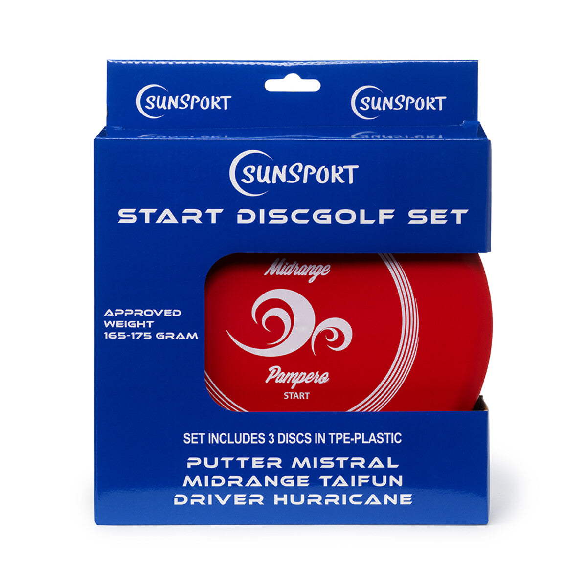 Zestaw do gry Sunsport Discgolf 3 dyski