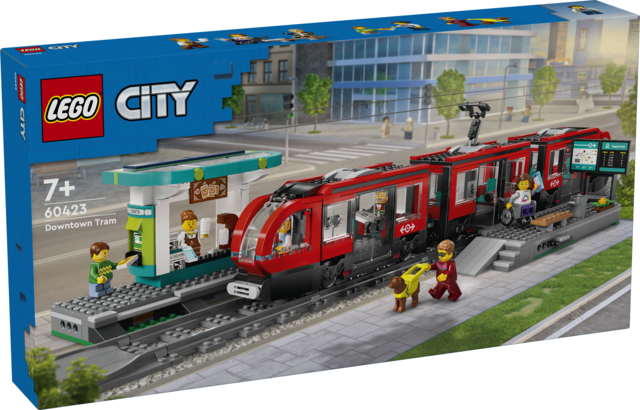 LEGO City Tramwaj miejski ze stacją 60423