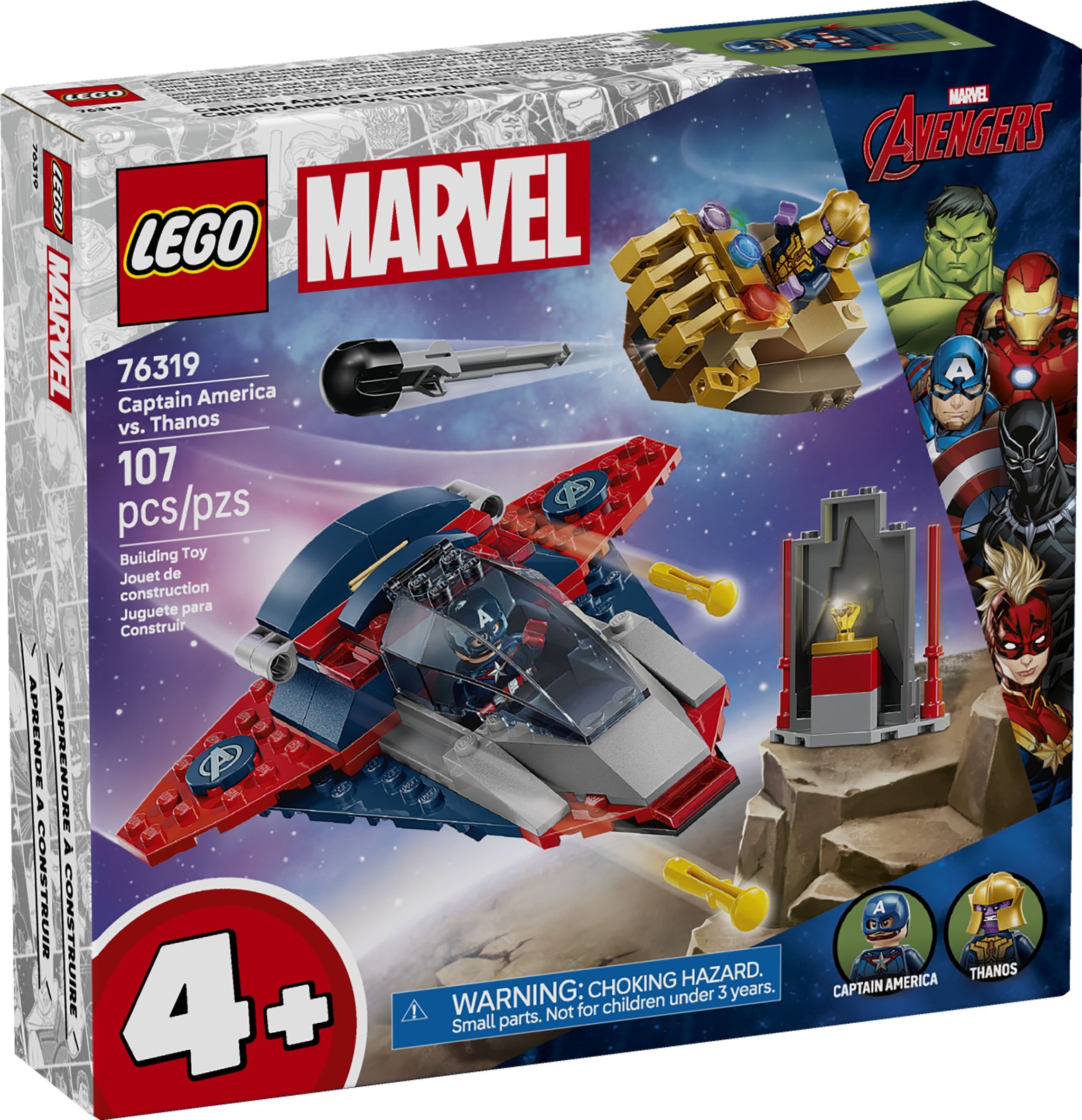 LEGO Super Heroes Marvel Kapitan Ameryka kontra Thanos 76319