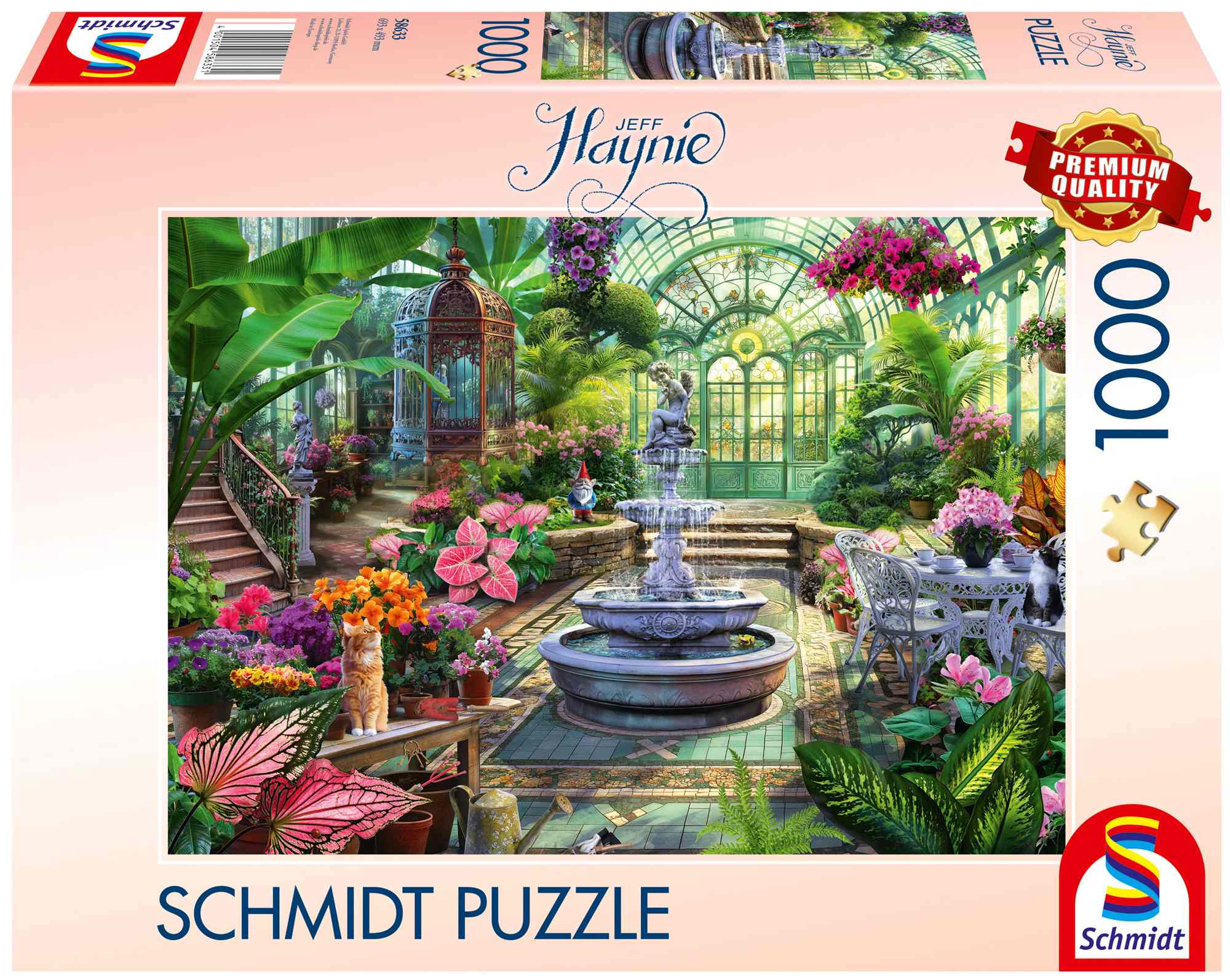 Puzzle 1000 PQ Jeff Haynie Wiktoriańska szklarnia 113664