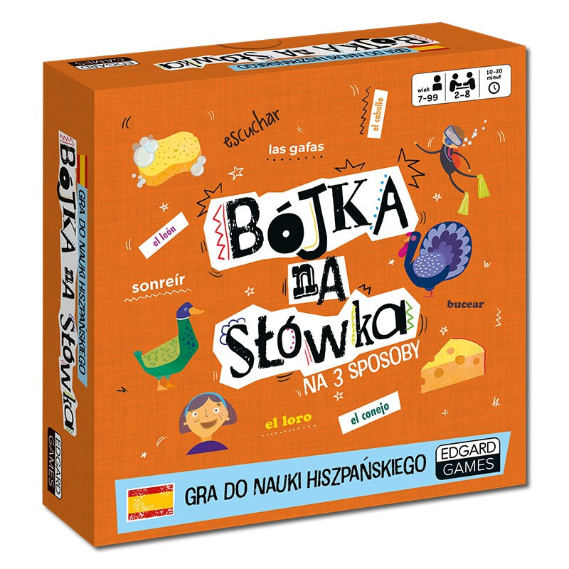 Gra Bójka na słówka do nauki języka hiszpańskiego