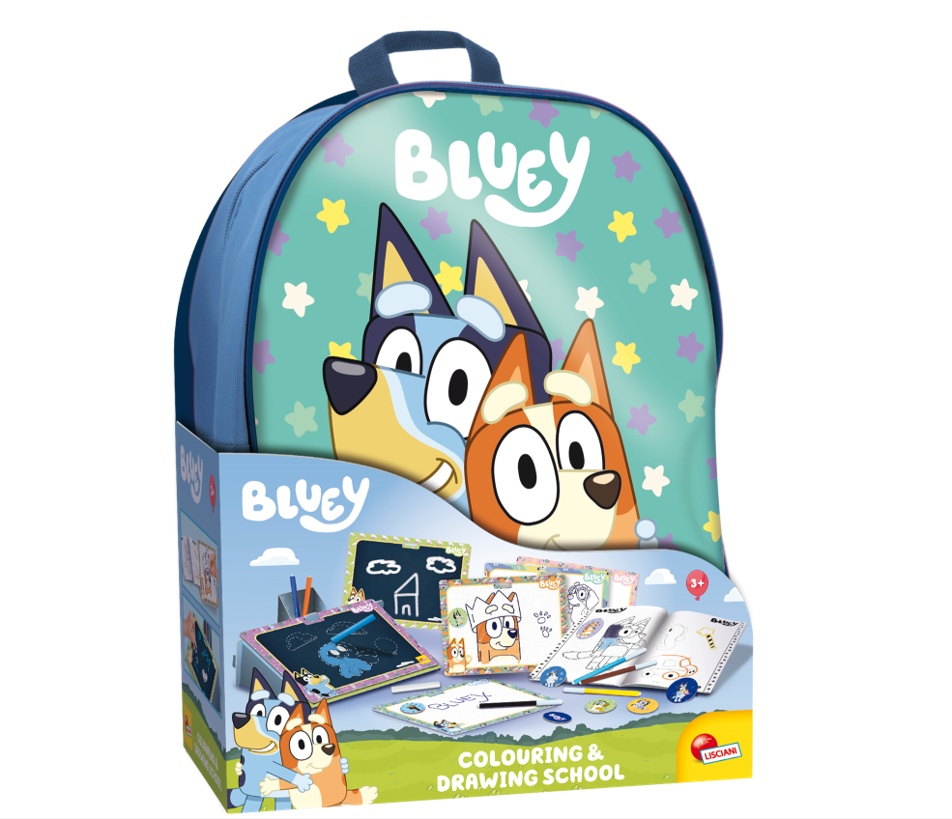 Lisciani Bluey Szkoła rysowania z plecakiem 304-104604