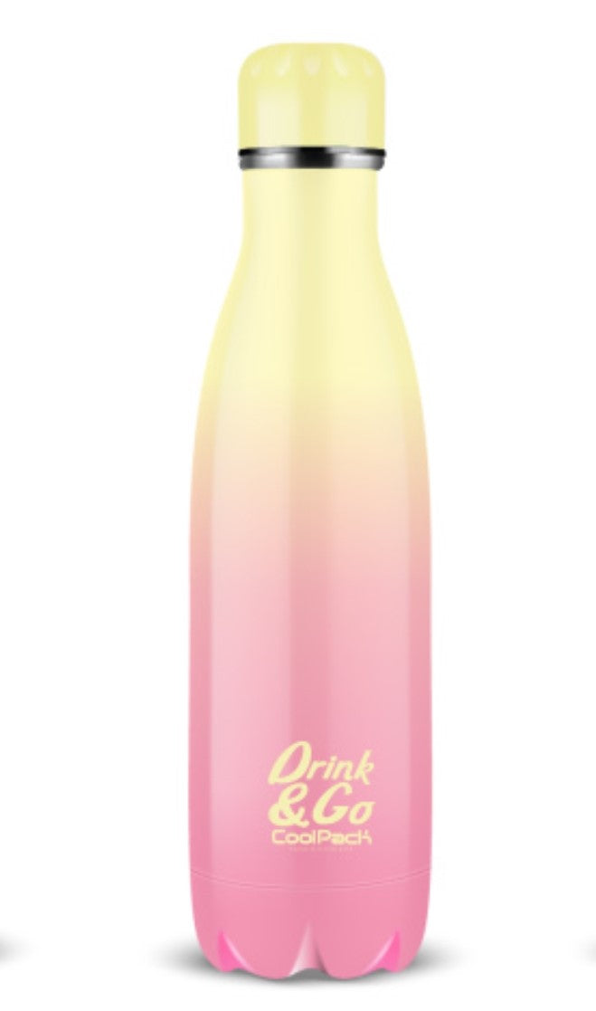 Bidon metalowy 500ml Coolpack Gradient PEACH