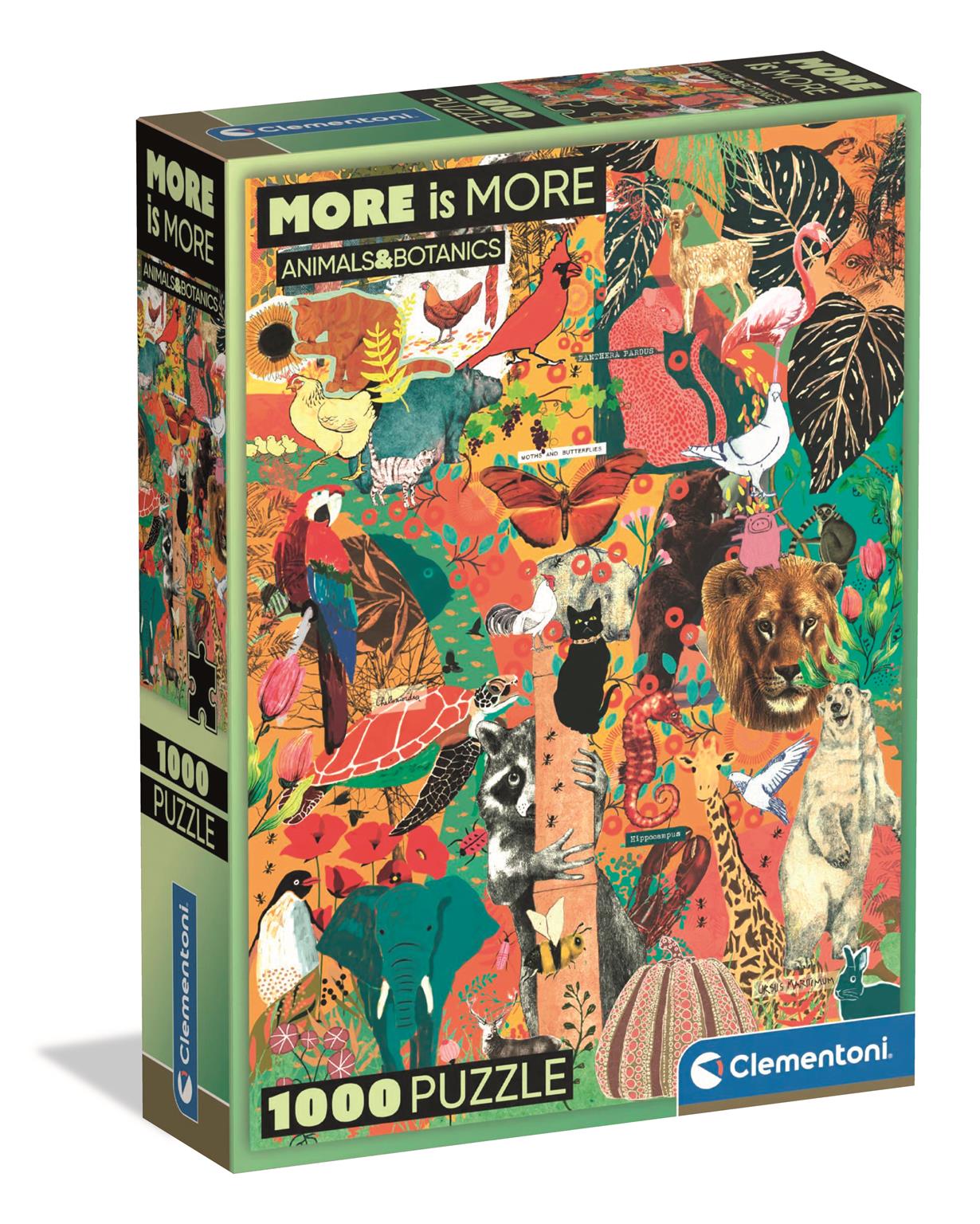 Puzzle 1000 Compact Animals and Botanics 37073