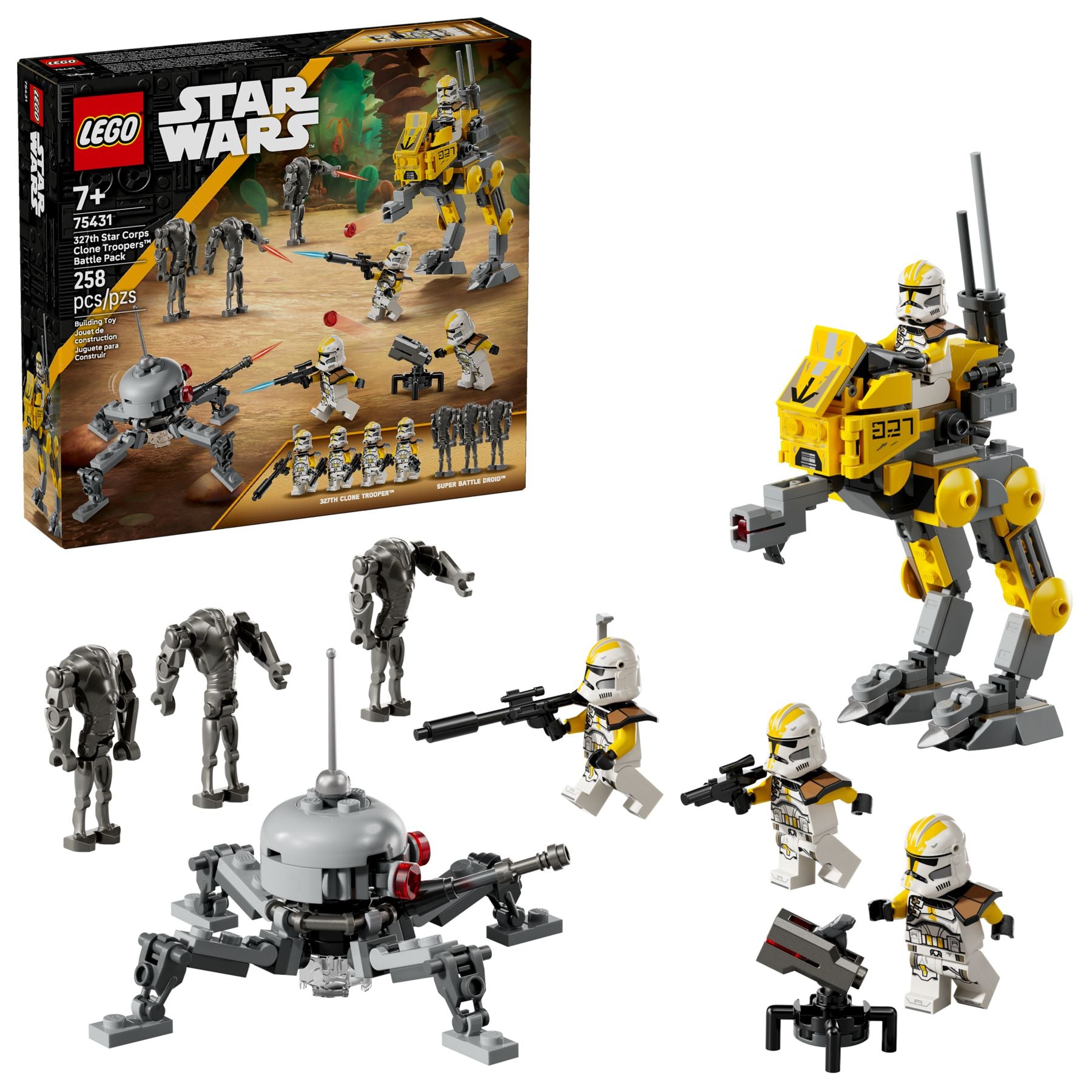LEGO Star Wars Zestaw bitewny Żołnierze-klony z 327. korpusu galaktycznego 75431