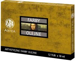 Farby olejne Astra 18ml - zestaw nr 2