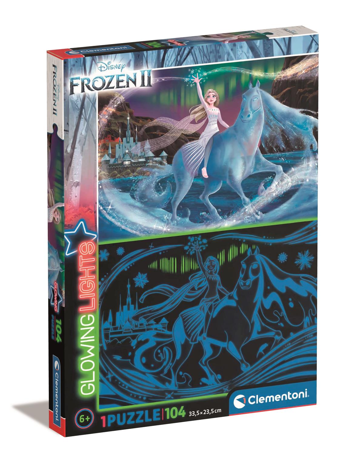 Puzzle 104 glowing Frozen 2 27548