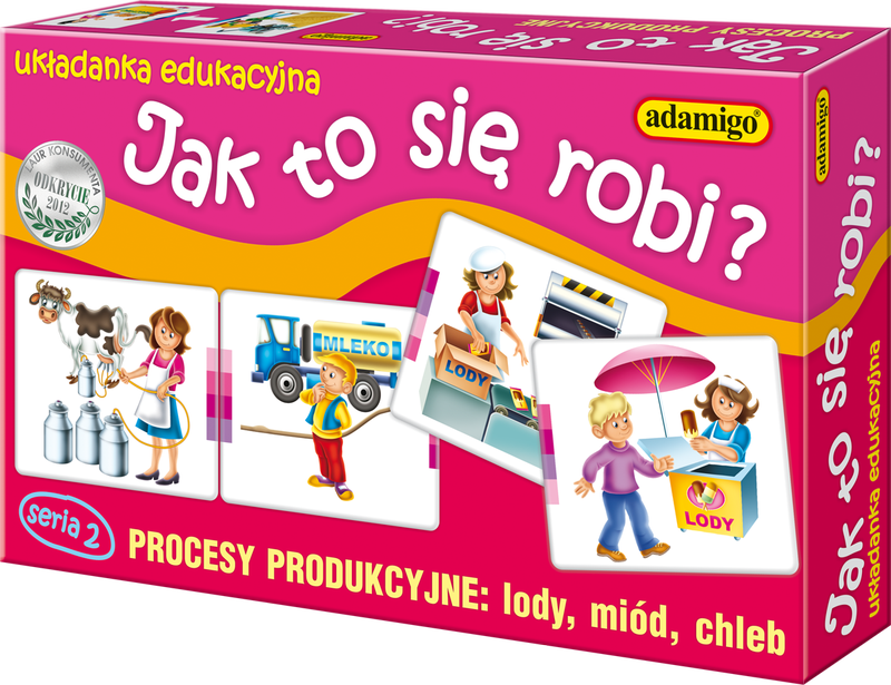 Układanka edukacyjna jak to się robi seria 2