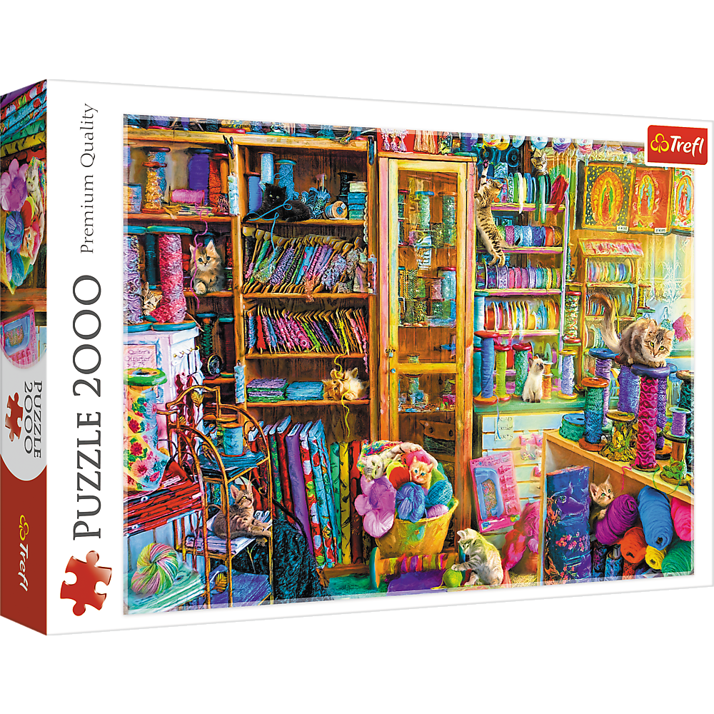 Puzzle 2000 obserwacyjne Koci raj 27113