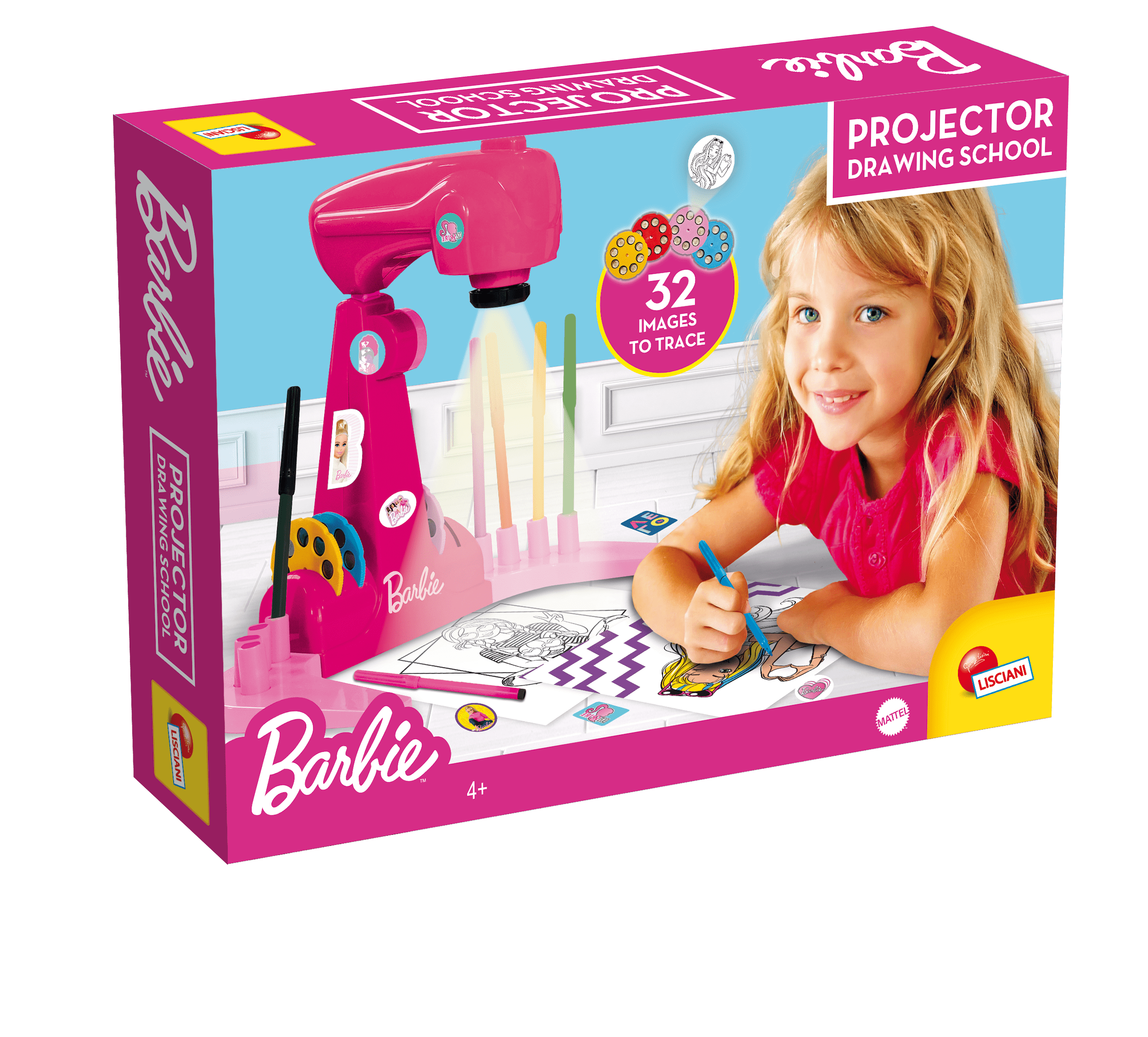 Lisciani Barbie Szkoła rysowania z projektorem 304-114078