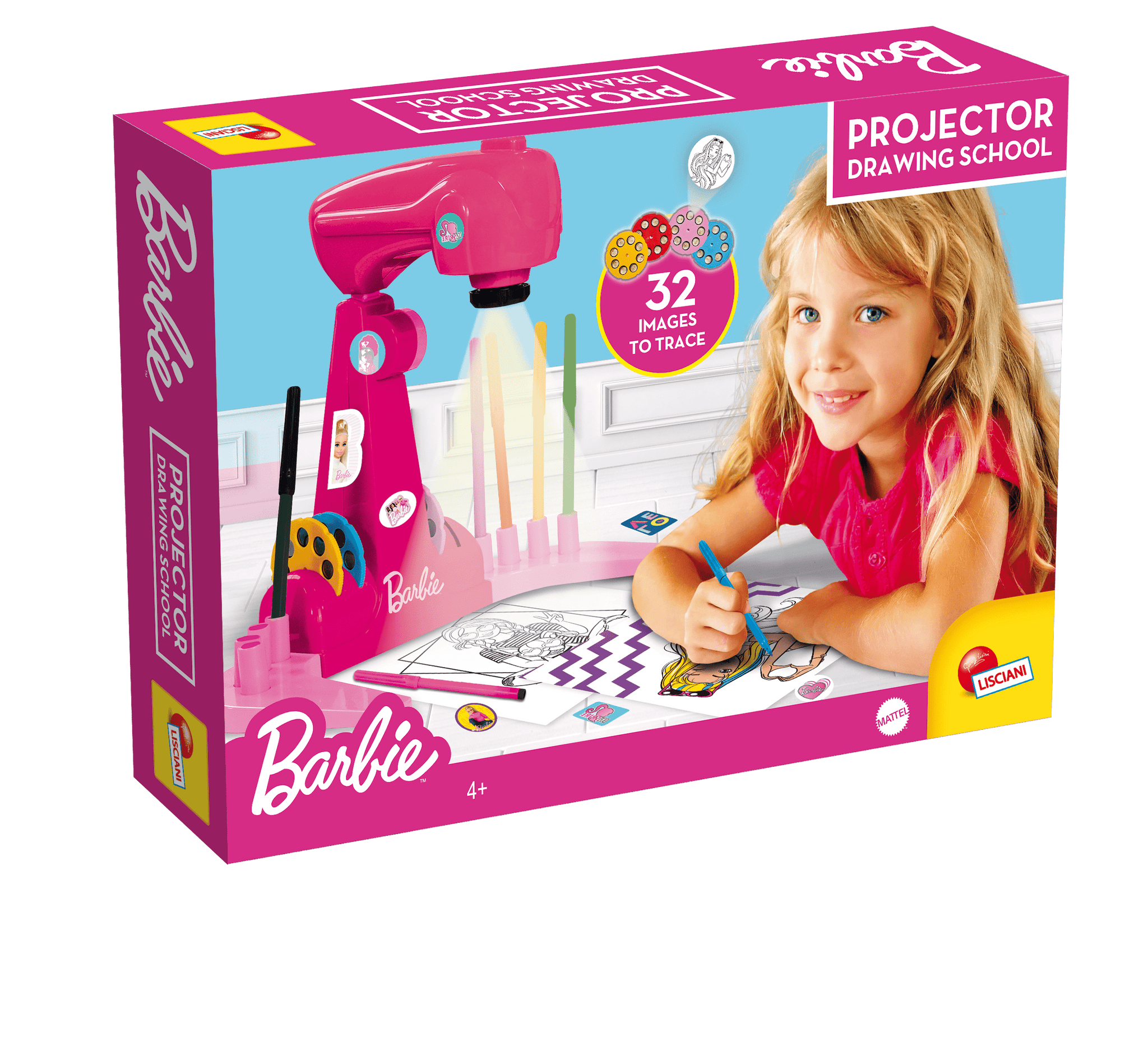 Lisciani Barbie Szkoła rysowania z projektorem 304-114078