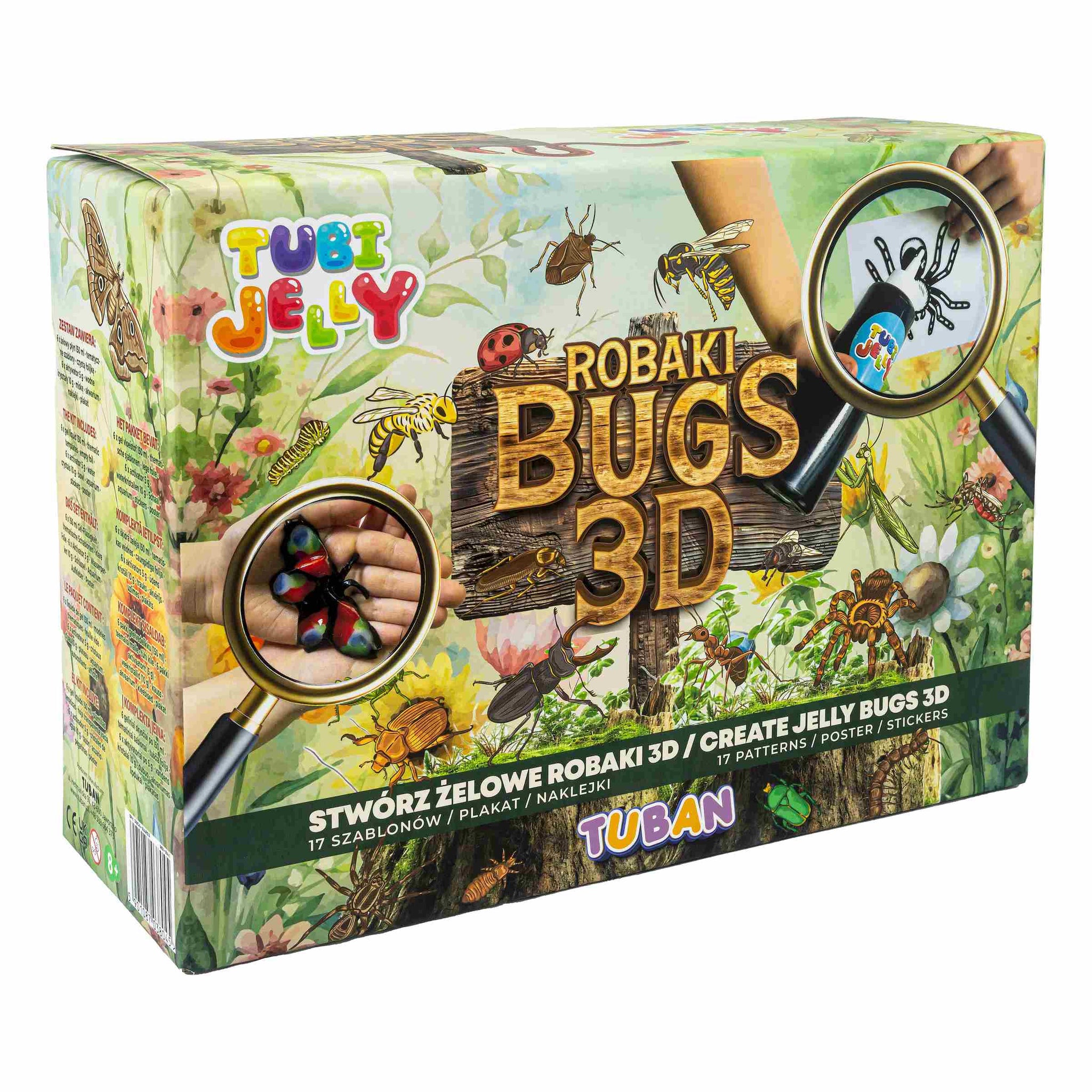 Zestaw Tubi Jelly Robaki 3D
