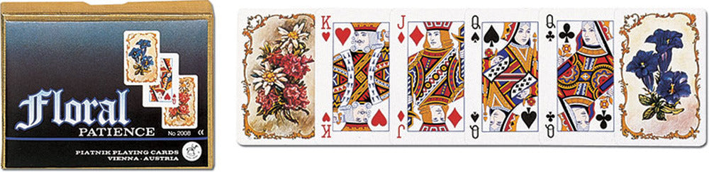 Karty do pasjansa floral