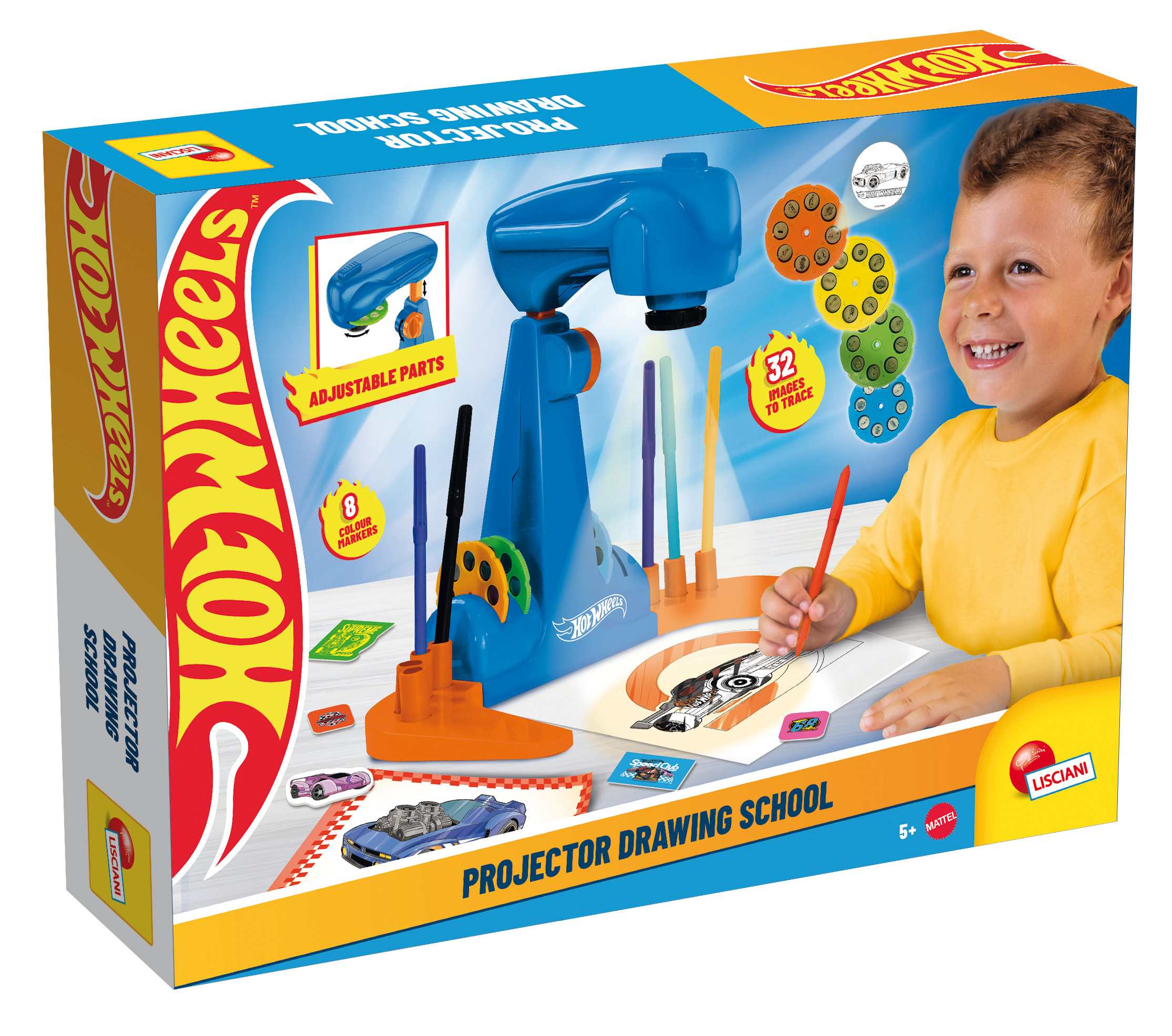 Lisciani Hot Wheels Szkoła rysowania z projektorem 304-114061