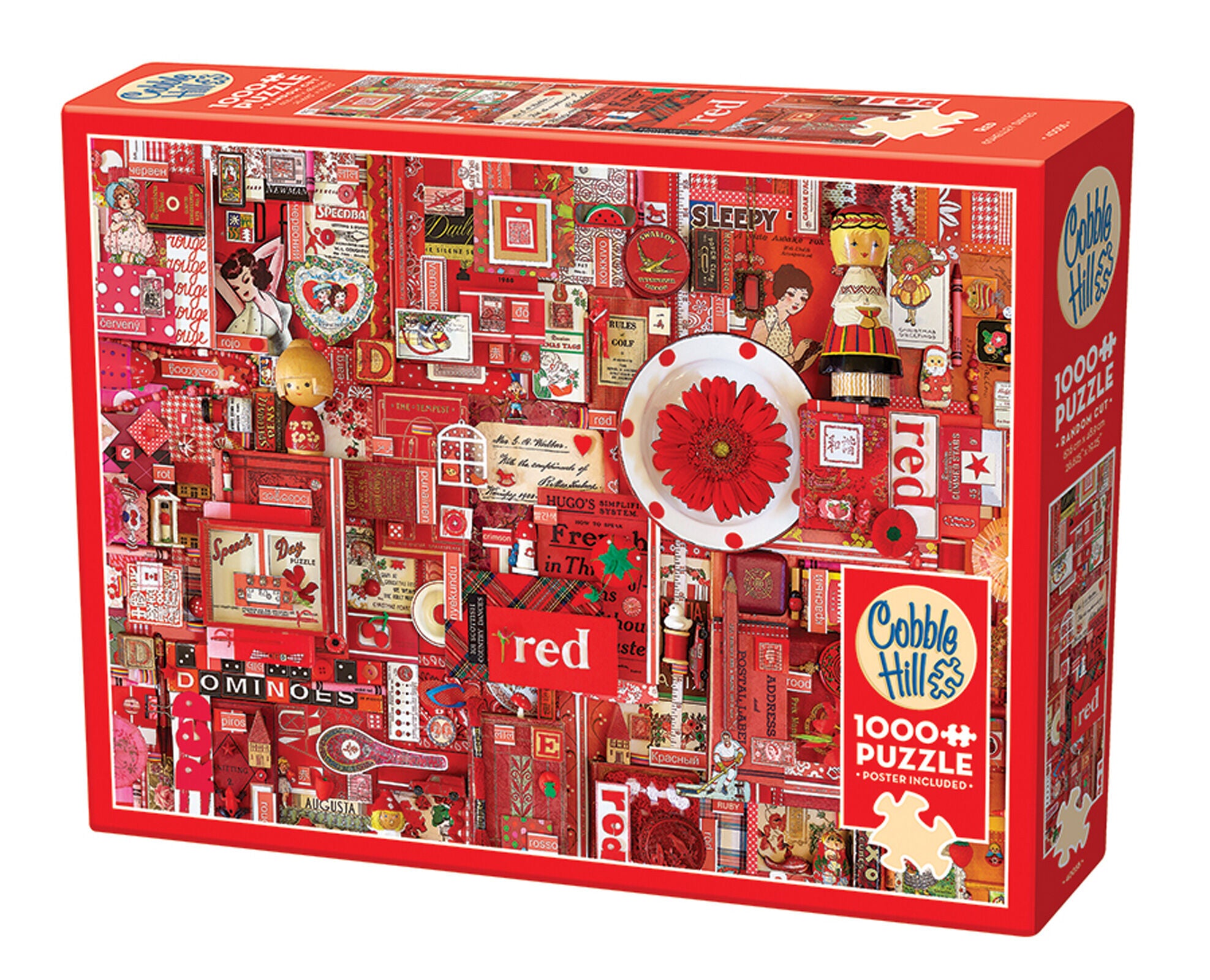 Puzzle 1000 Pomaluj mój świat na kolor czerwony 112207