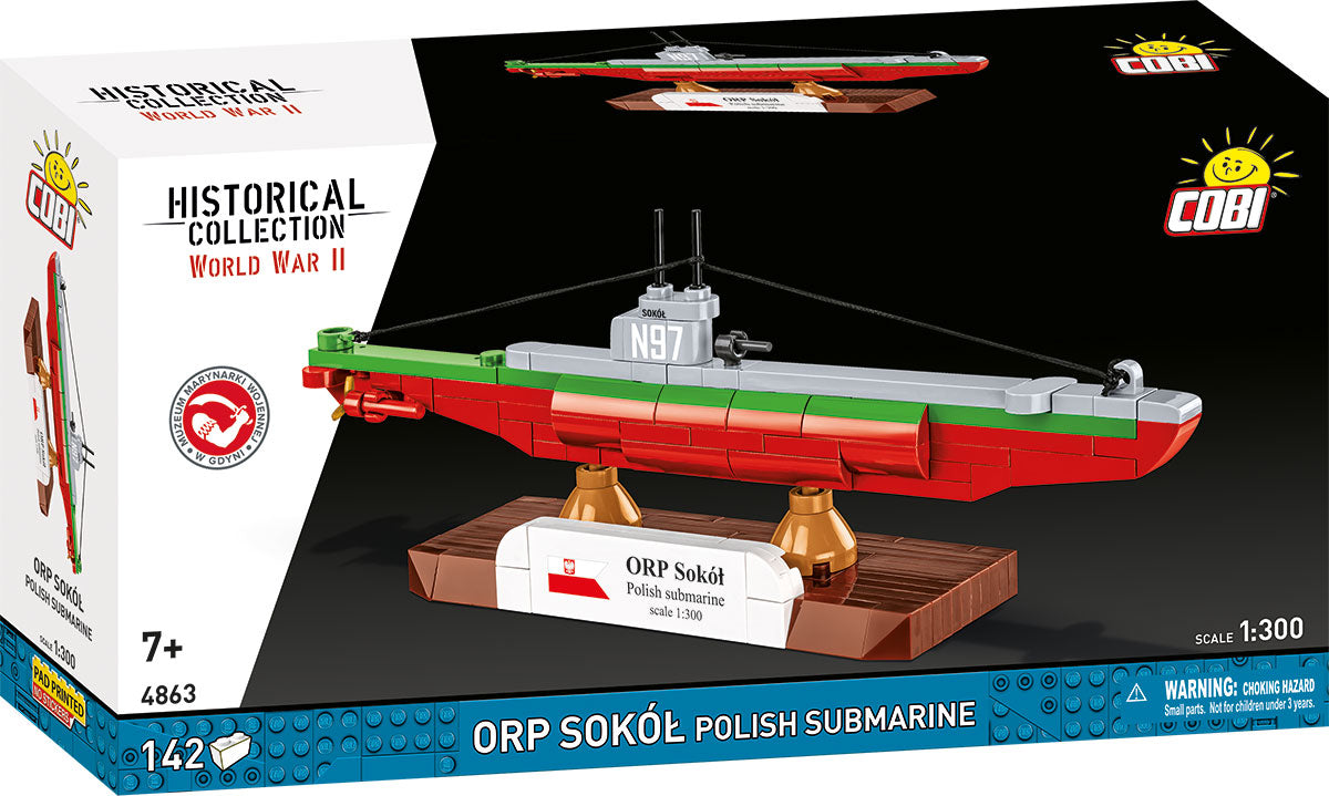 COBI klocki Polish Submarine ORP Sokół COBI-4863