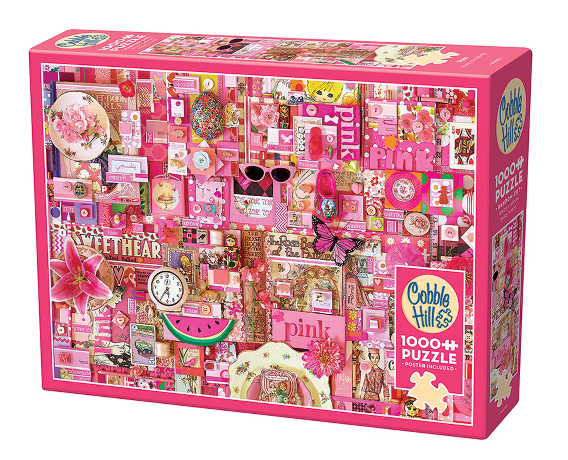 Puzzle 1000 Pomaluj mój świat na kolor różowy 112206