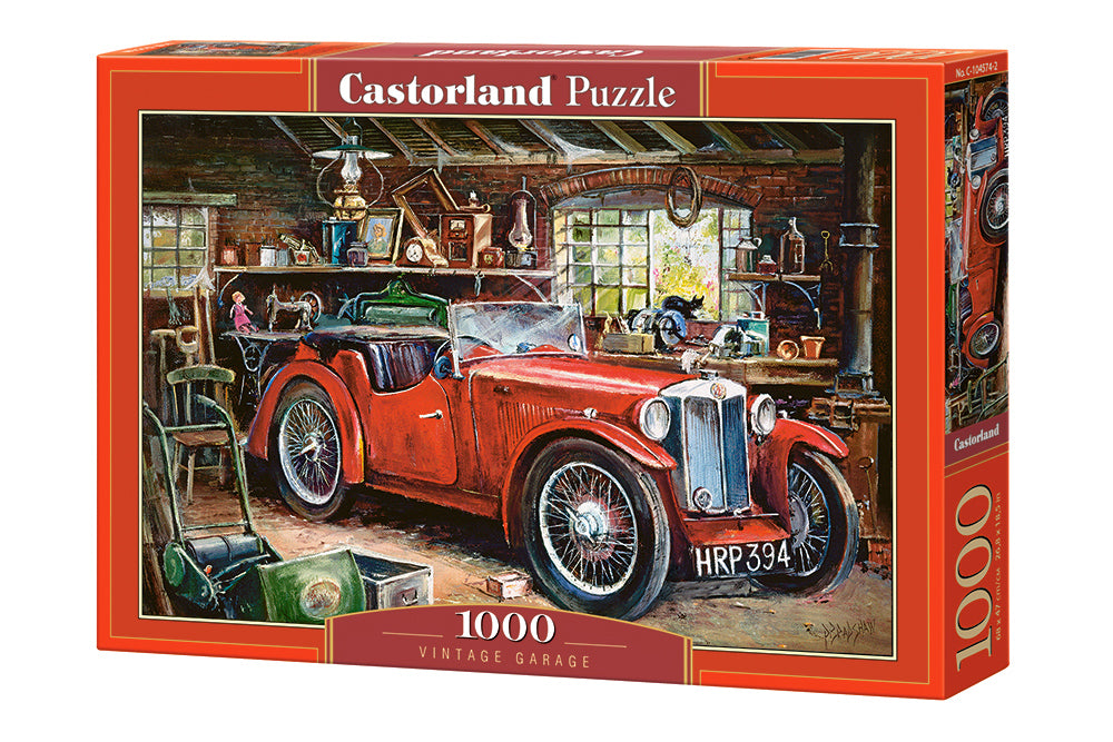 Puzzle 1000 Zabytkowy garaż C-104574-2