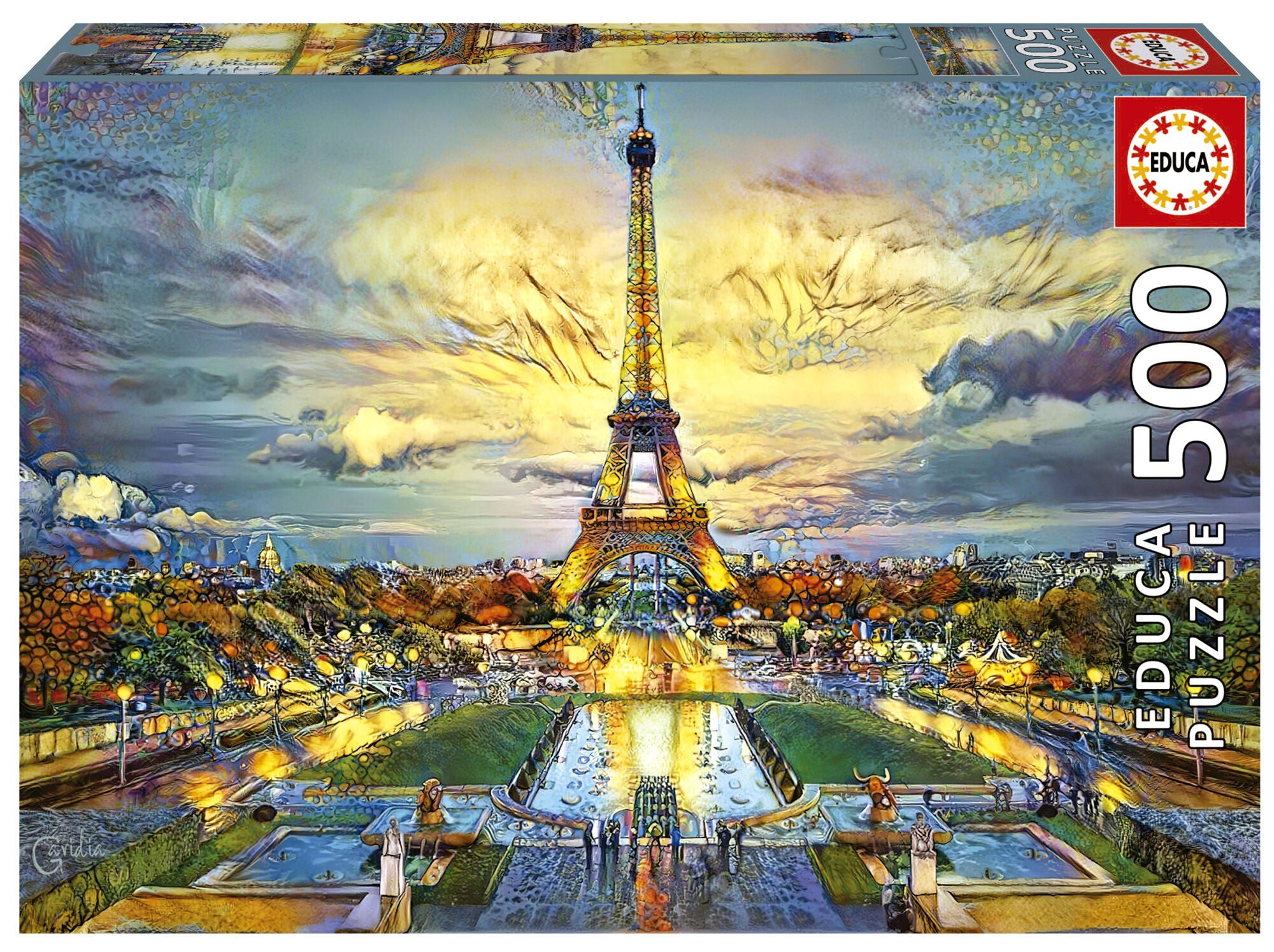 Puzzle 500 Wieża Eiffla Paryż Francja 111636