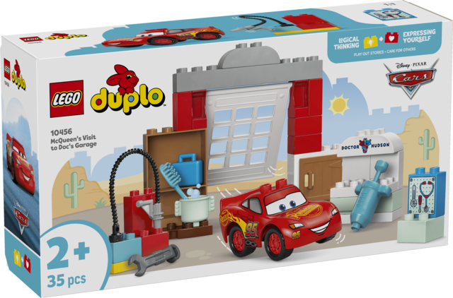 LEGO Duplo Disney TM Wizyta McQueena w warsztacie Wójta 10456
