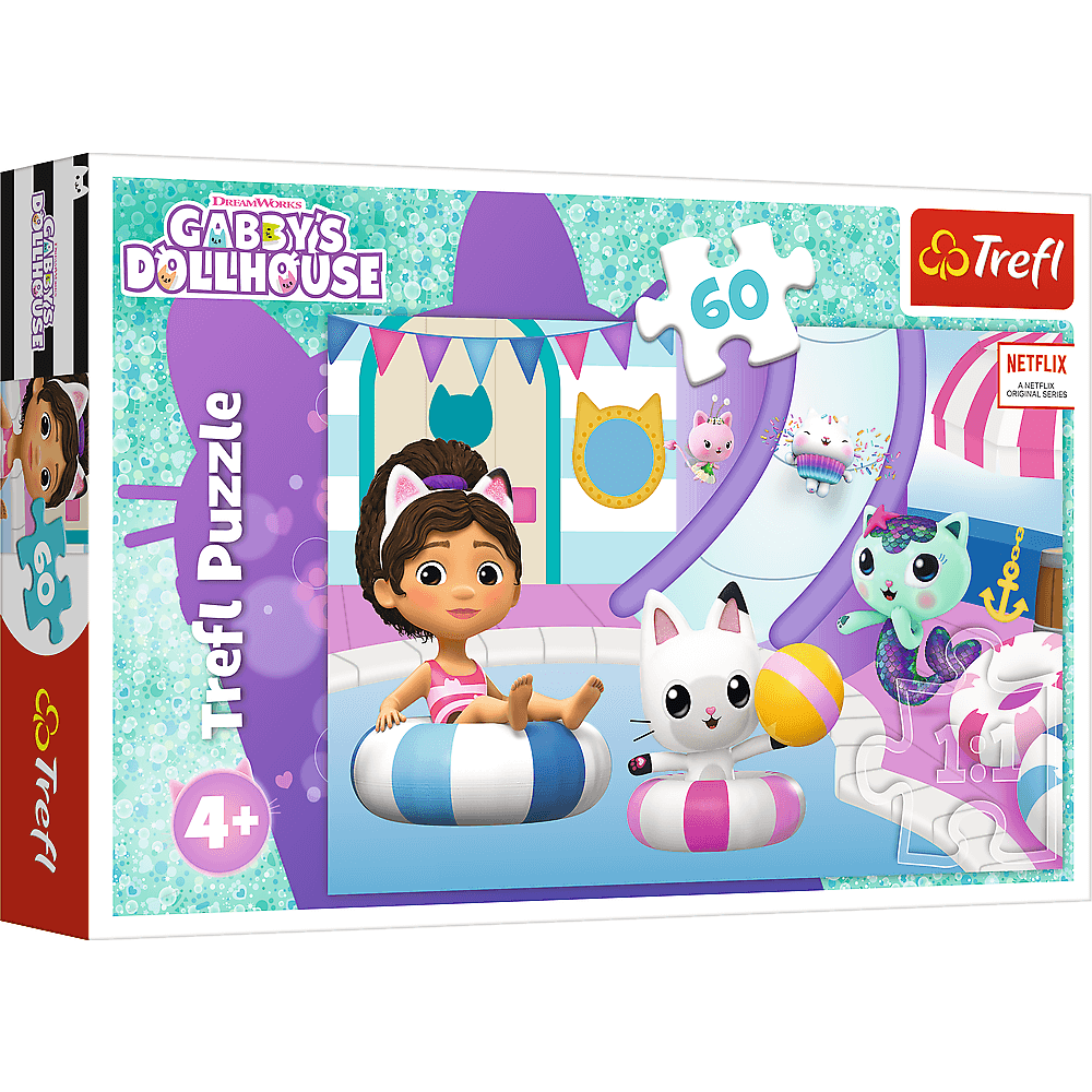 Puzzle 60 Gabby na basenie 17393