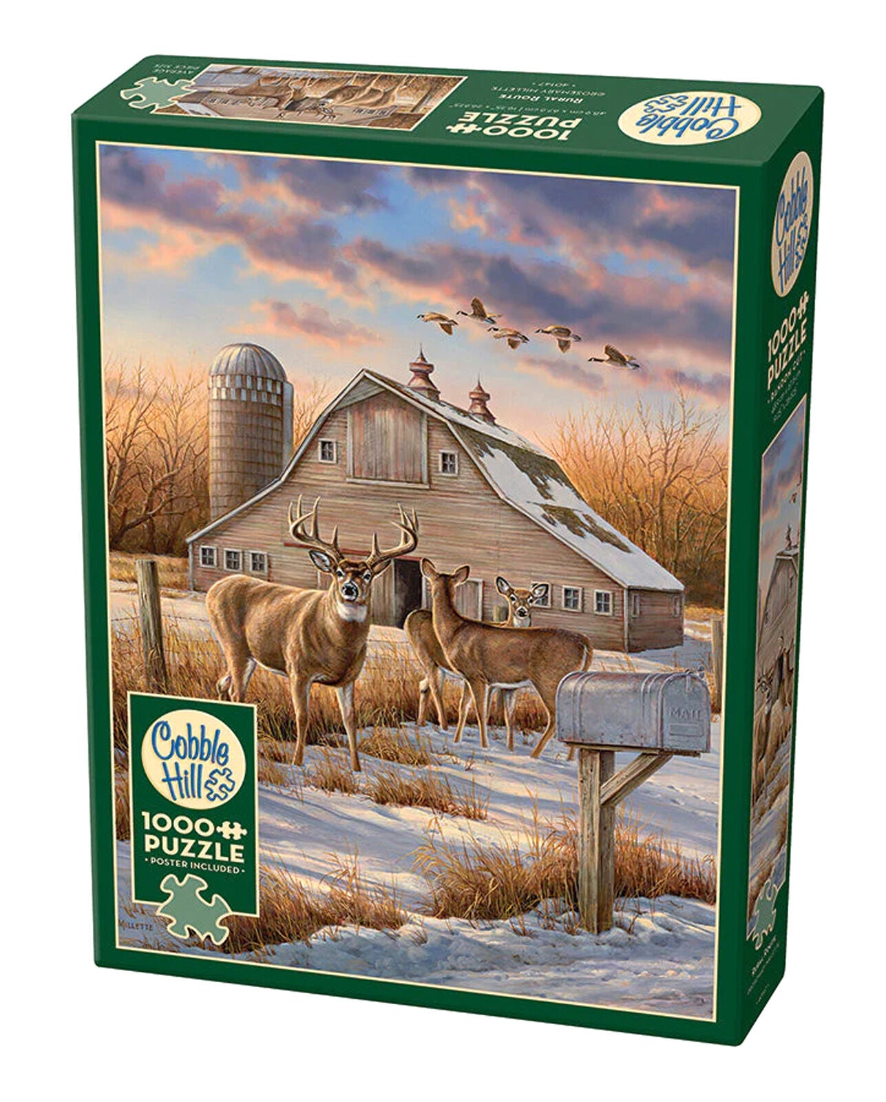 Puzzle 1000 Wiejski krajobraz 113011