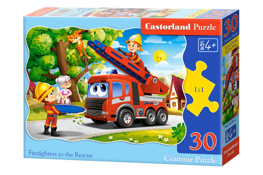 Puzzle 30 Strażacy na ratunek B-03792-1