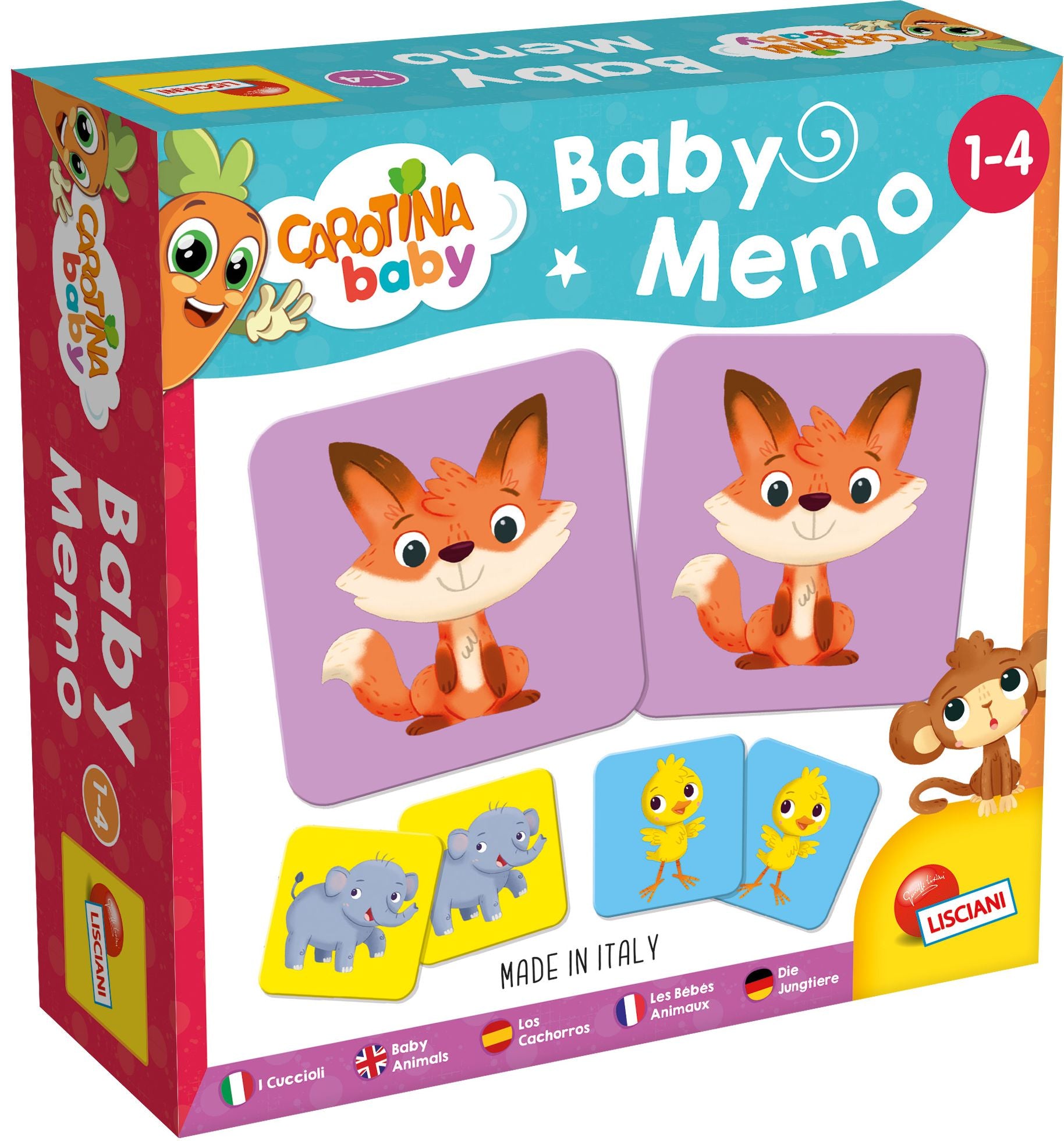 Memo zwierzęta Carotina baby 304-80052