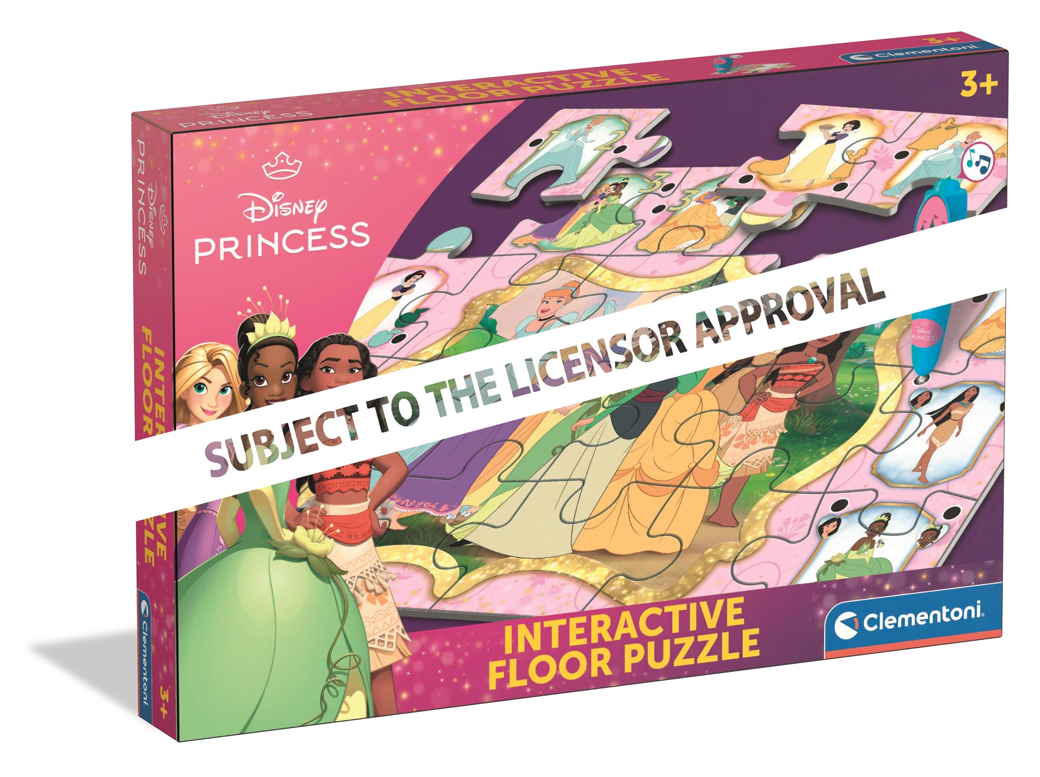 Puzzle Interaktywne na podłogę Księżniczki 16685