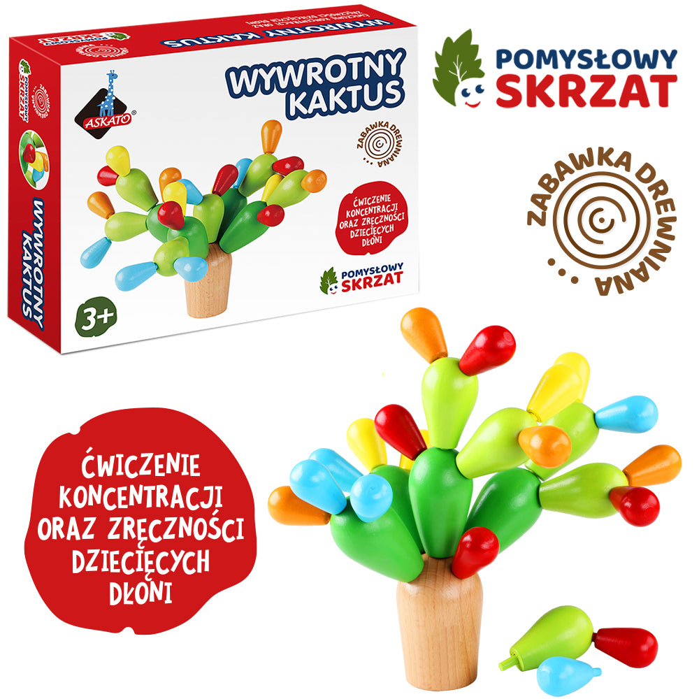 Wywrotny kaktus pomysłowy skrzat