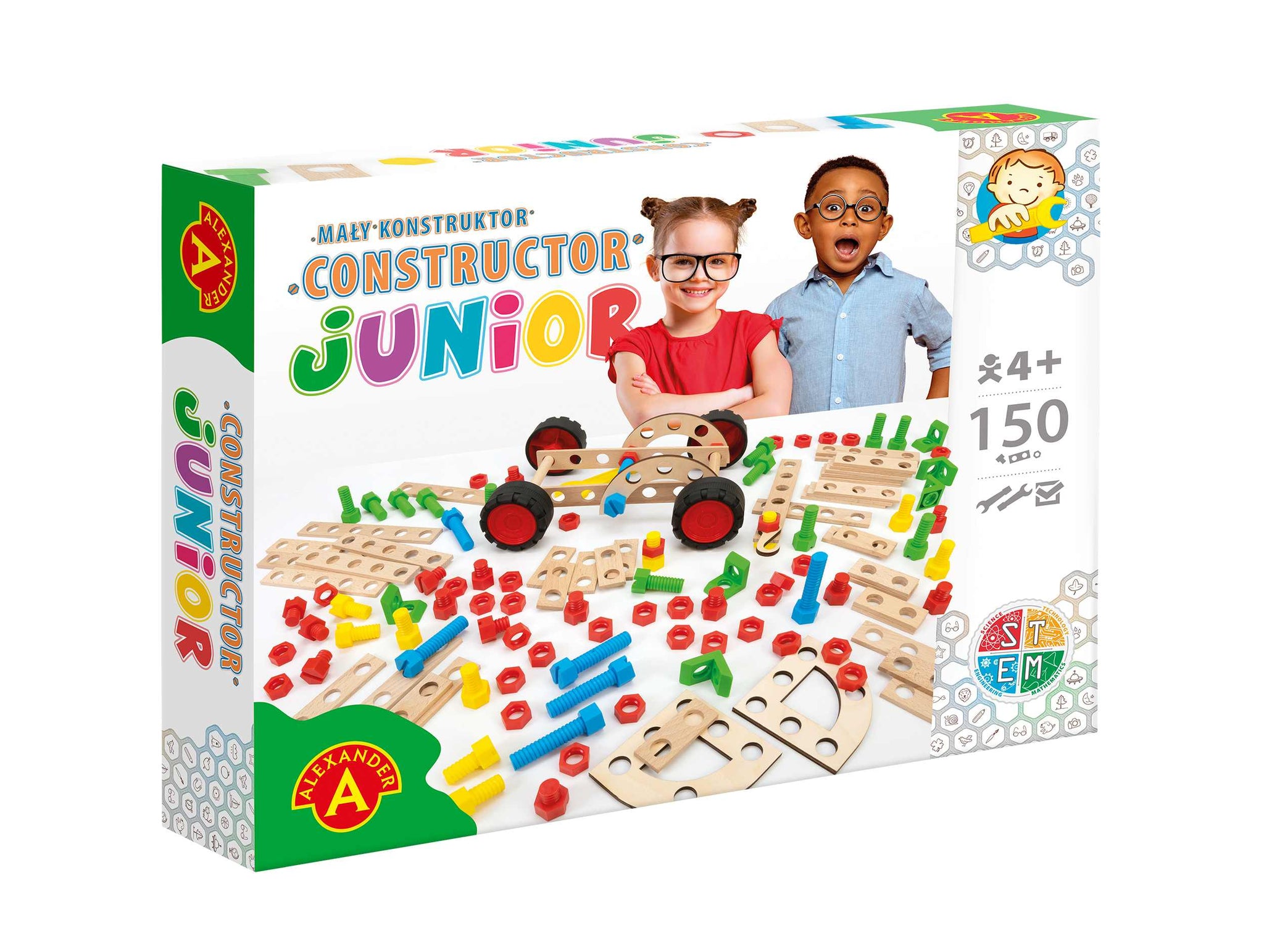 Mały konstruktor Junior 150 elementów