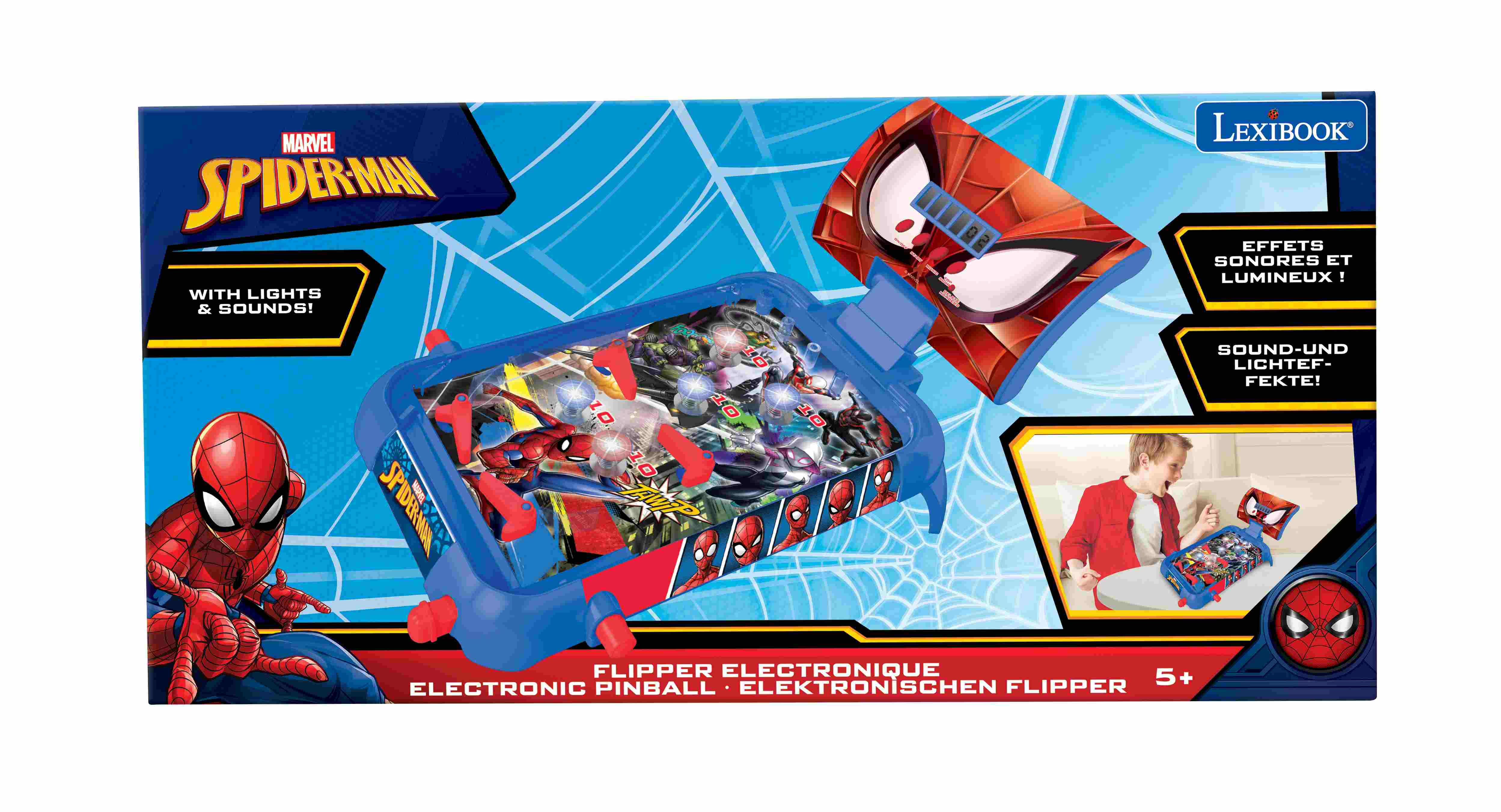 Pinball elektroniczny Spiderman Lexibook JG610SP