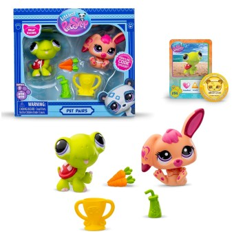 Littlest Pet Shop Żółw i Różowy królik + akcesoria