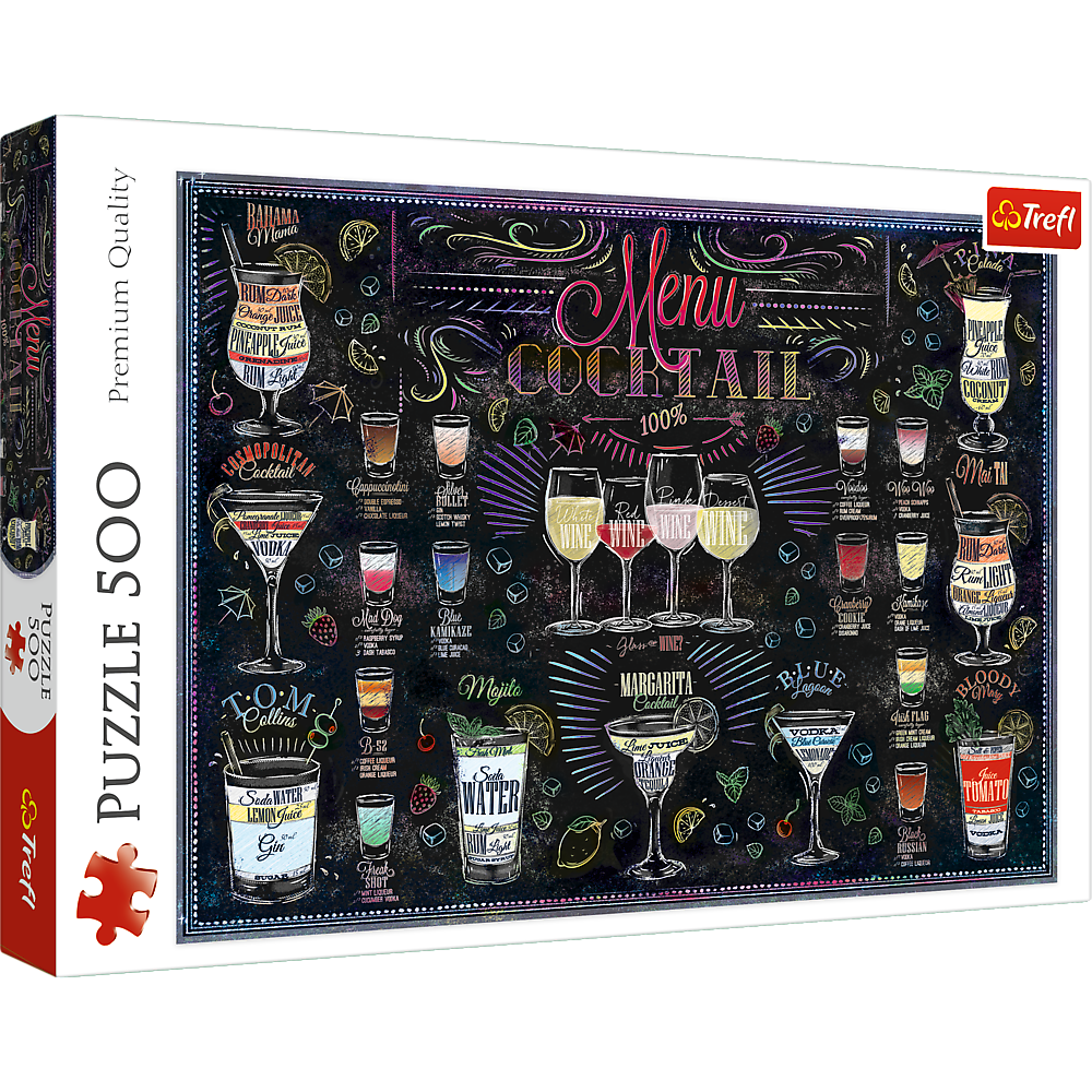 Puzzle 500 Karta drinków 37452