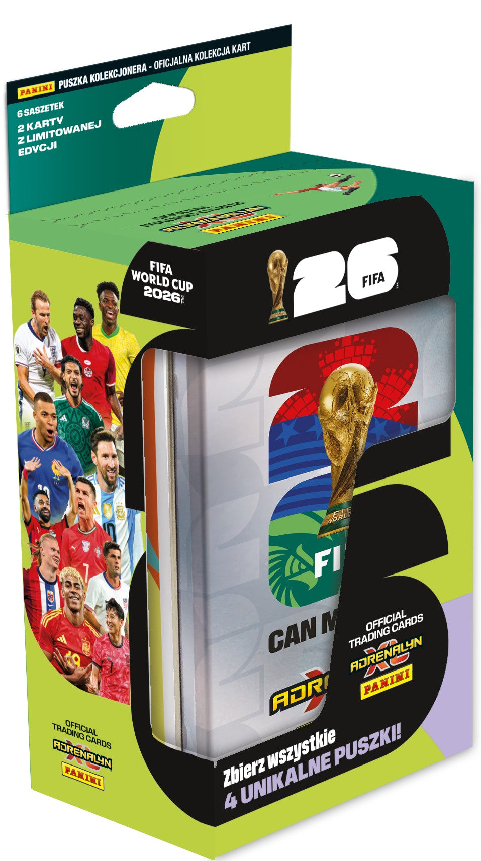 Fifa World Cup 2026 Adrenalyn XL puszka kolekcjonera 1szt.mix