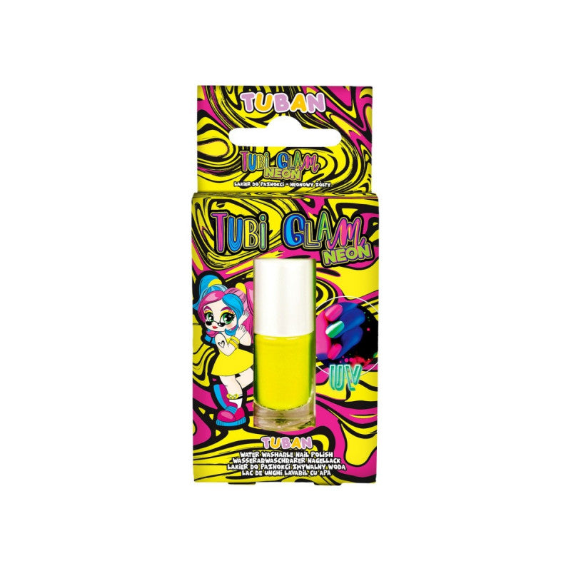 Tubi glam neon żółty