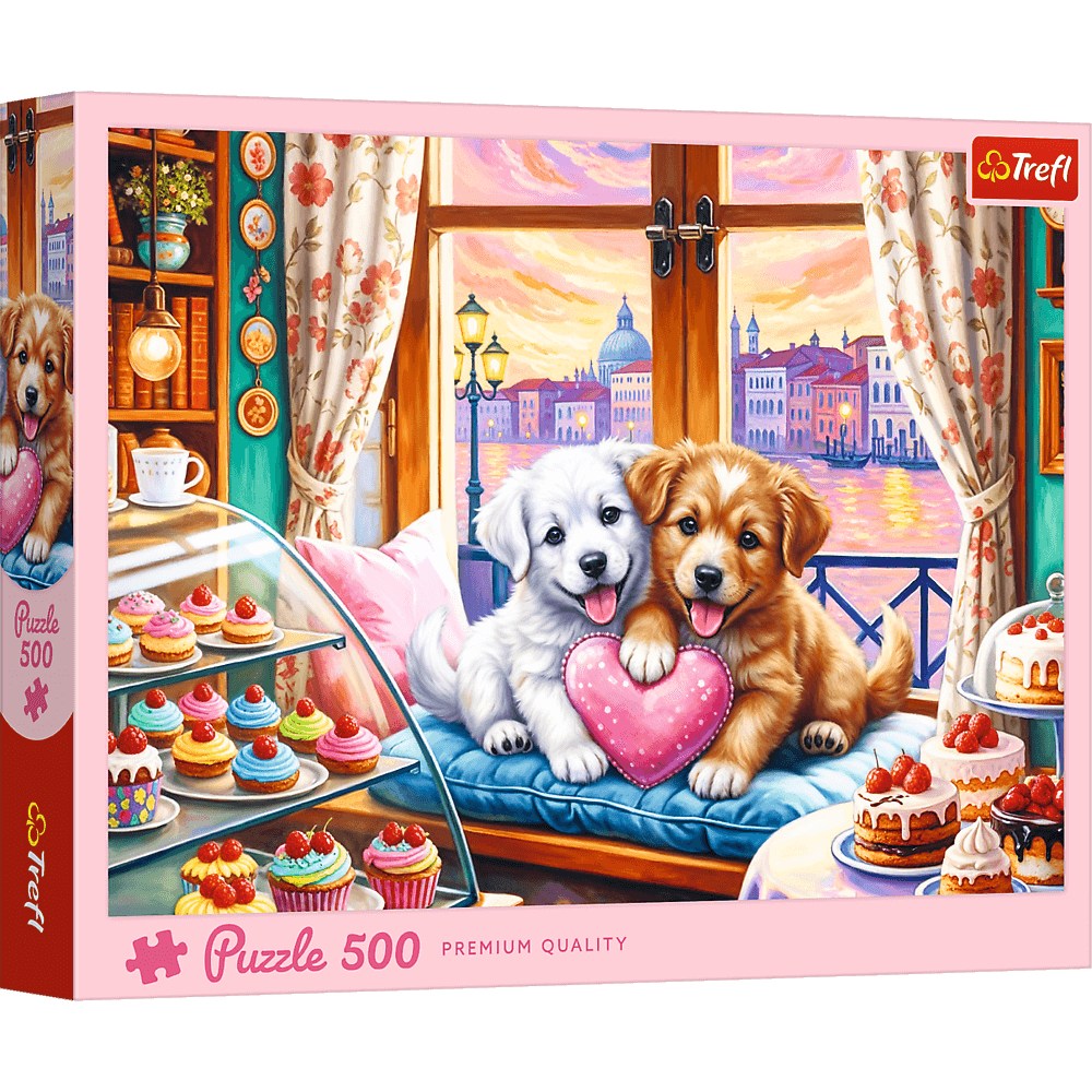 Puzzle 500 Szczenięca miłość 37554