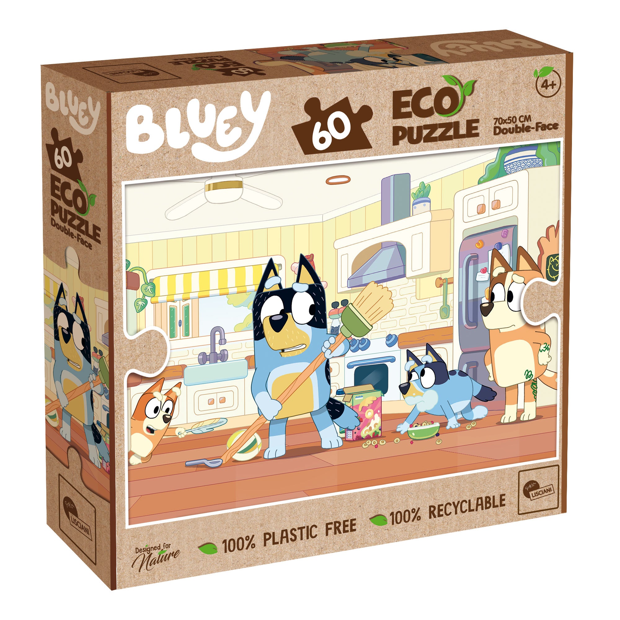 Lisciani Puzzle 60 Eko dwustronne Bluey 304-104819