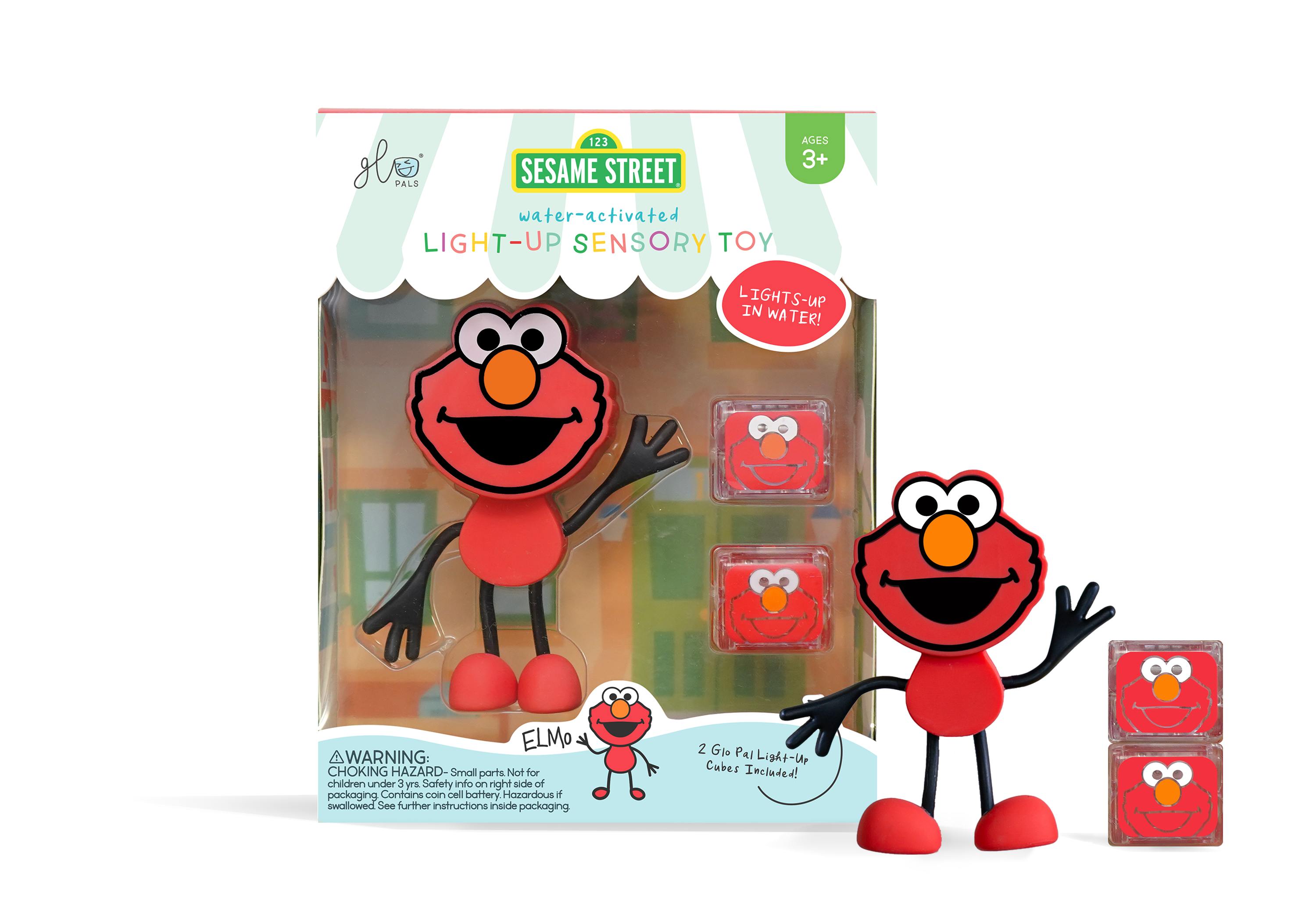Elmo Ulica Sezamkowa z kostkami sensorycznymi świecącymi w wodzie 2 szt.