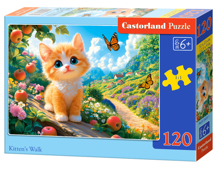 Puzzle 120 Kitten's Walk B-13623-1