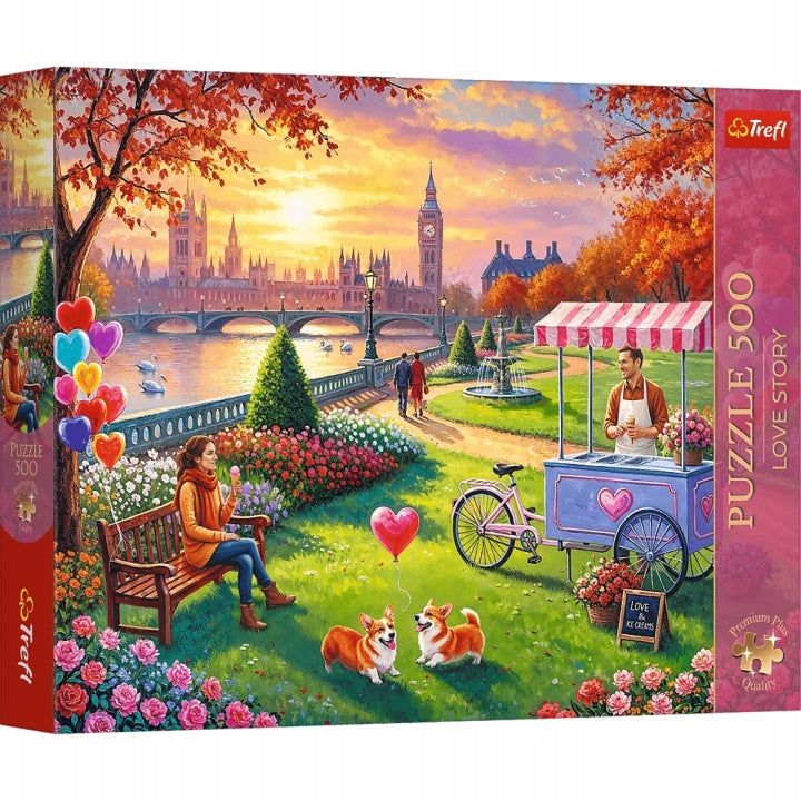 Puzzle 500 Love Story: Romantyczny Londyn 37620