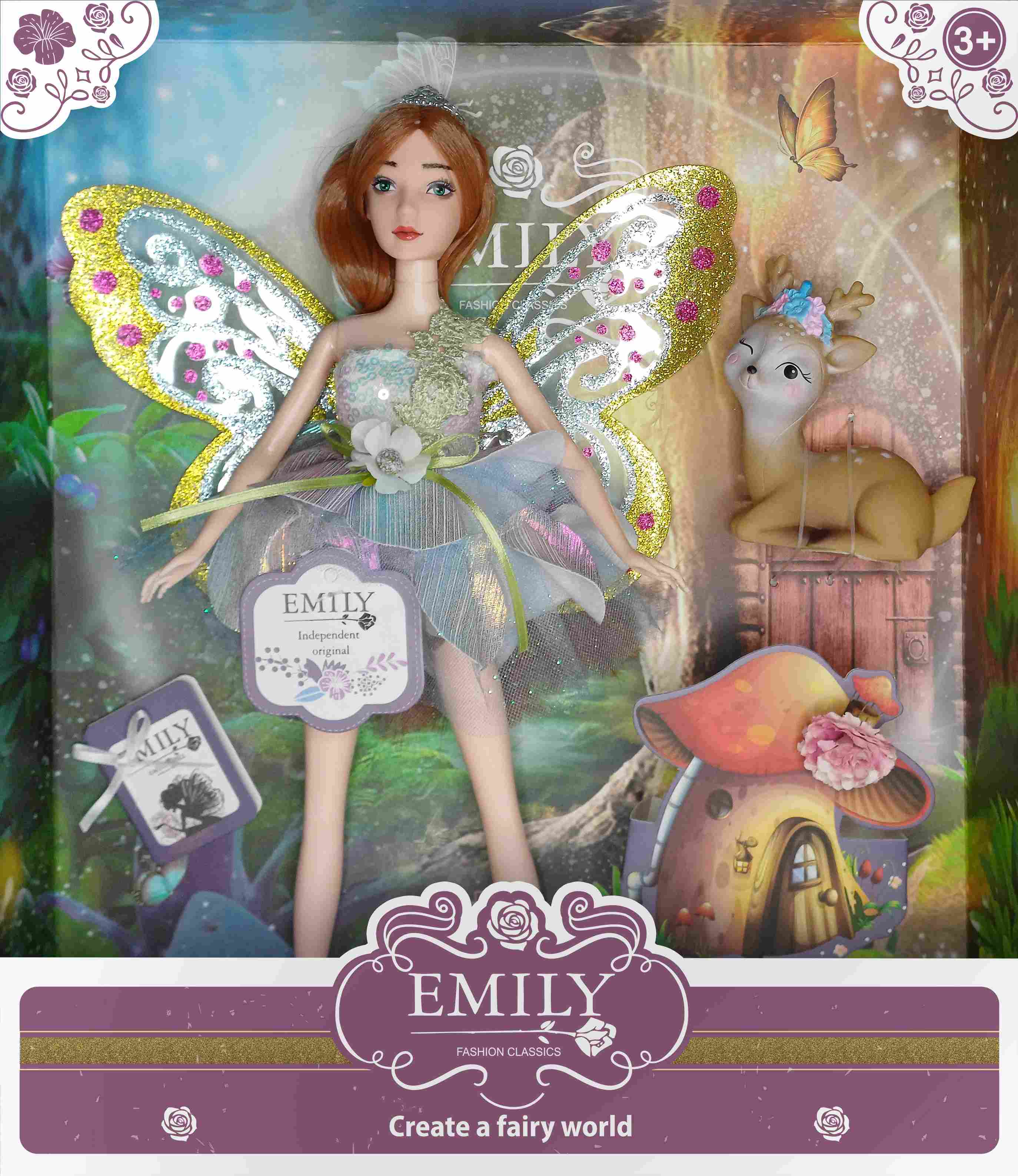 Lalka Emily wróżka blue 30 cm ToysInn