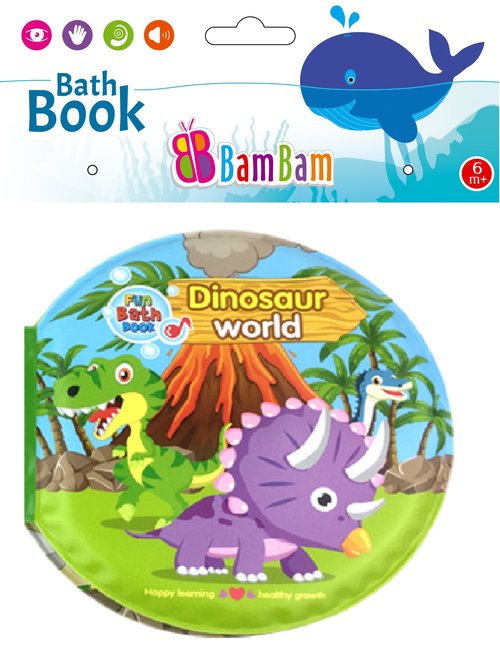 Książeczka do kąpieli Świat dinozaurów bambam 432479
