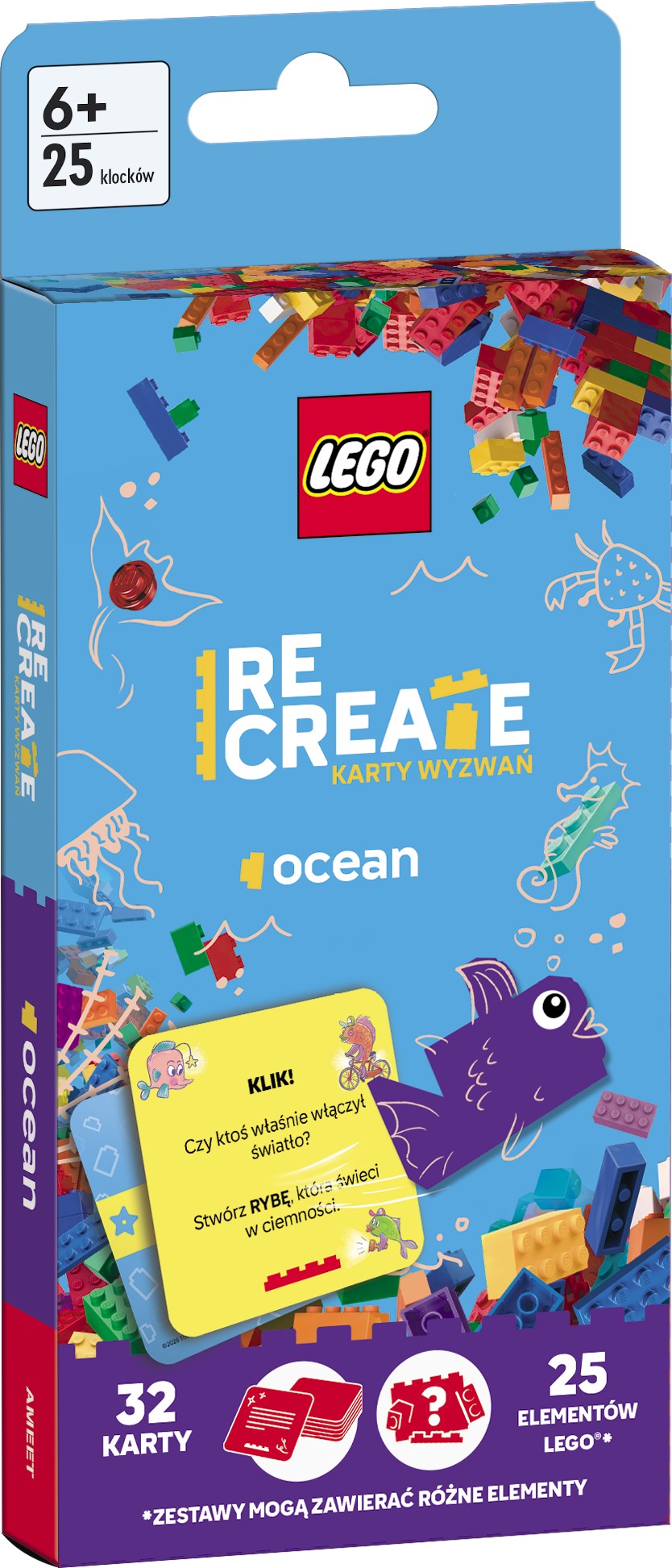 LEGO Recreate karty wyzwań Ocean ACP-6605