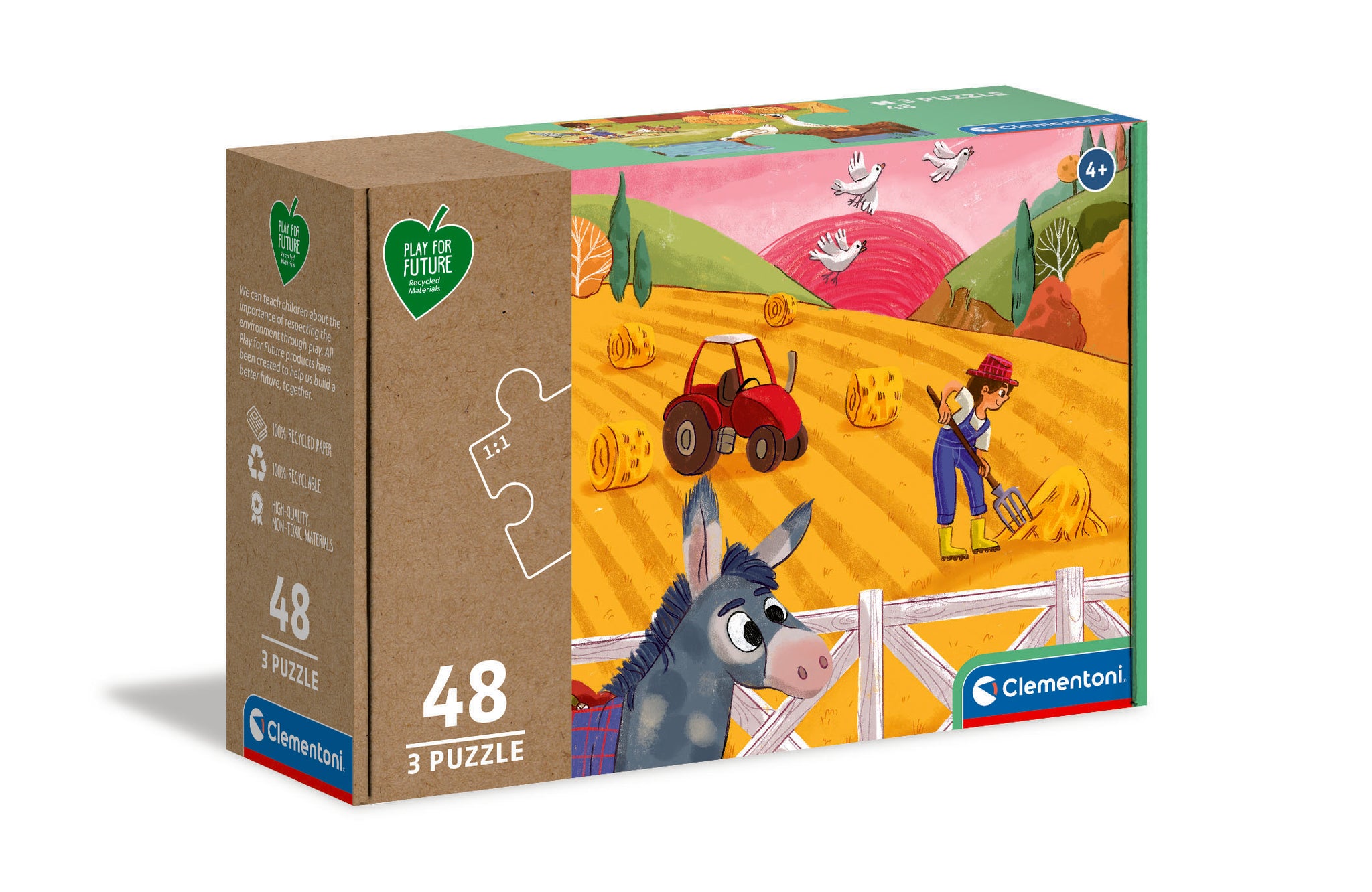 Puzzle 3w1 play for future Zwierzęta 25268