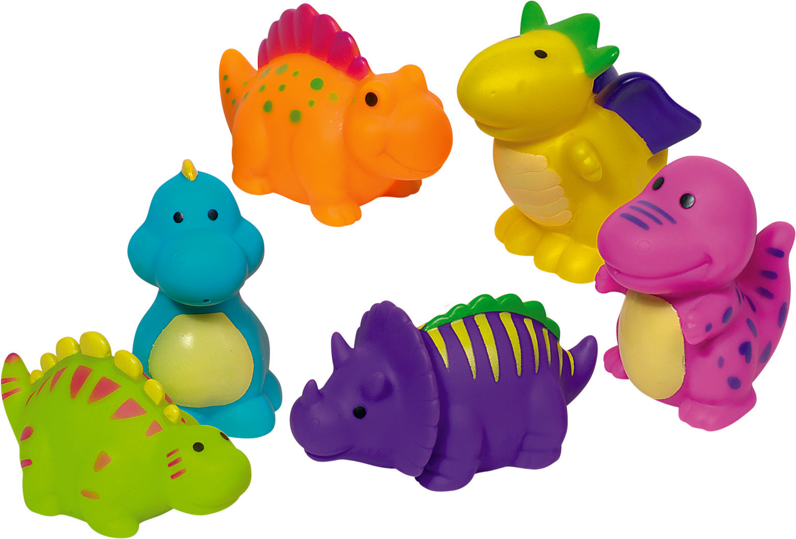 Gumowe zwierzątka do kąpieli Dinozaury 1 sztuka