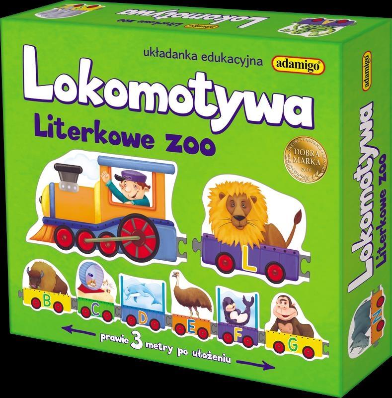 Gra Lokomotywa literkowe zoo