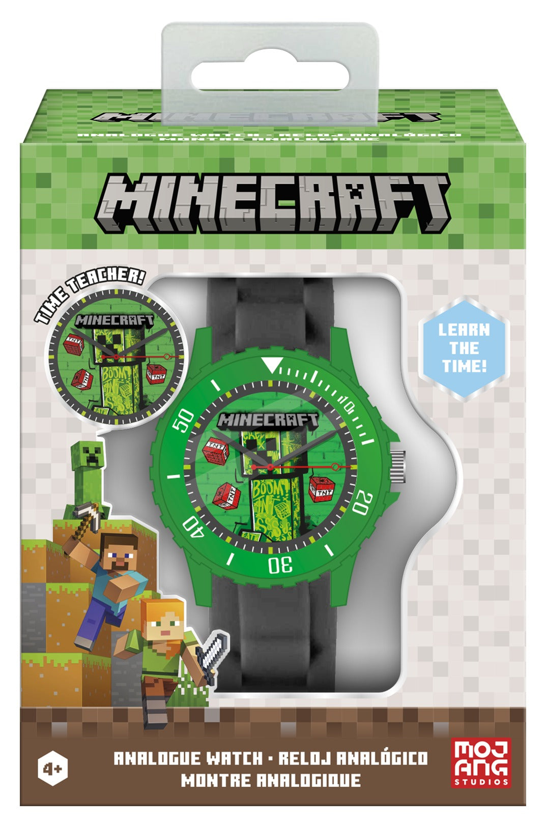 Zegarek analogowy Minecraft MIN4384