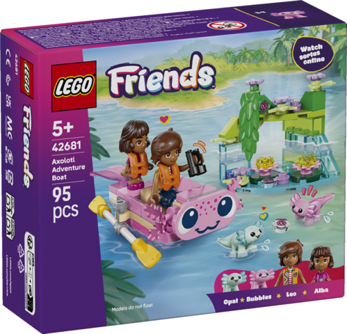 LEGO Friends Przygoda na aksolotlowej łodzi 42681